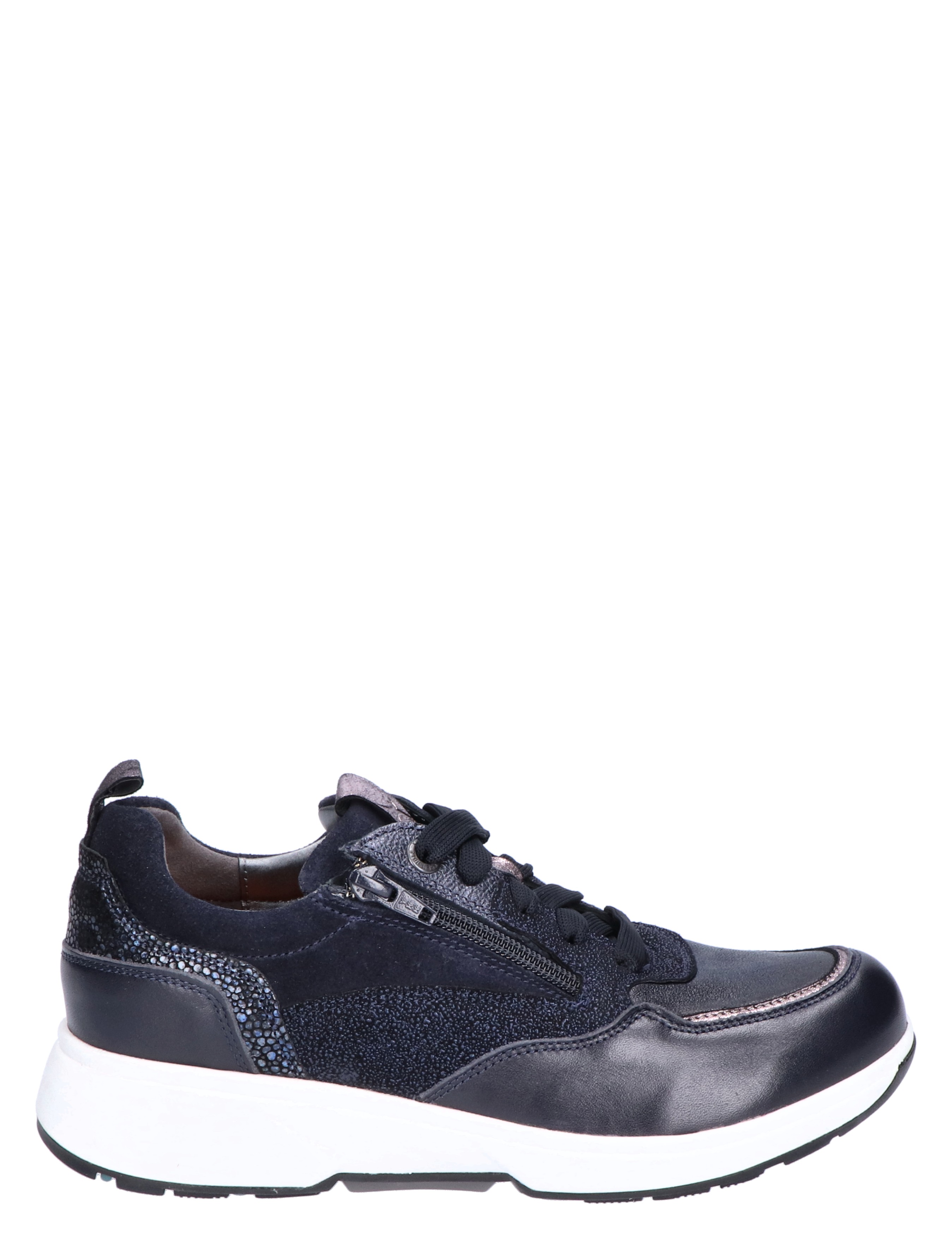 Xsensible - 30215.3 Grenoble 220 Navy H-Wijdte - Dames - Veterschoenen - Casual Veterschoenen - 43617_33_1
