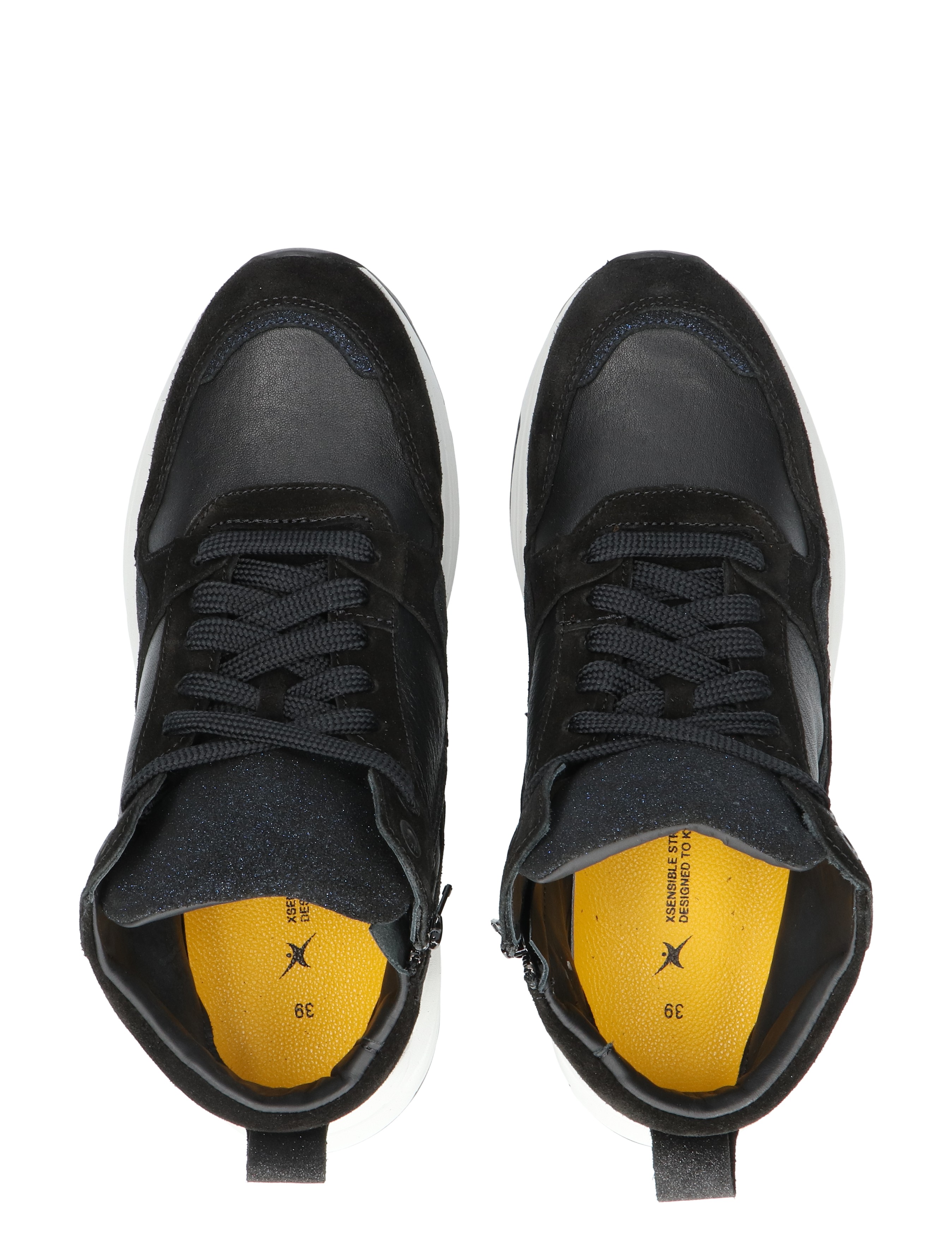 Xsensible - 33008.3 040 Black Combi G-Wijdte - Dames - Boots - Veter Boots - 49418_11_7