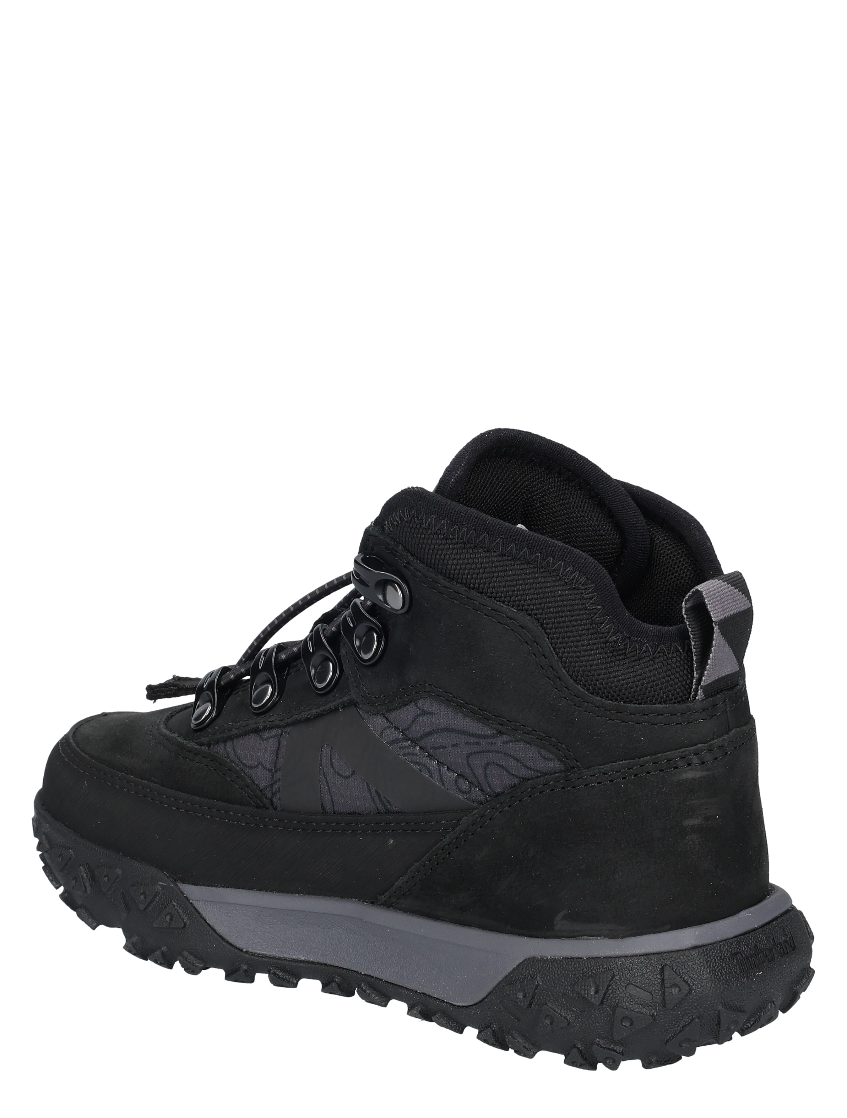 hoge-boot, wandelboot, leren, zwarte, stuurlijke-zeem