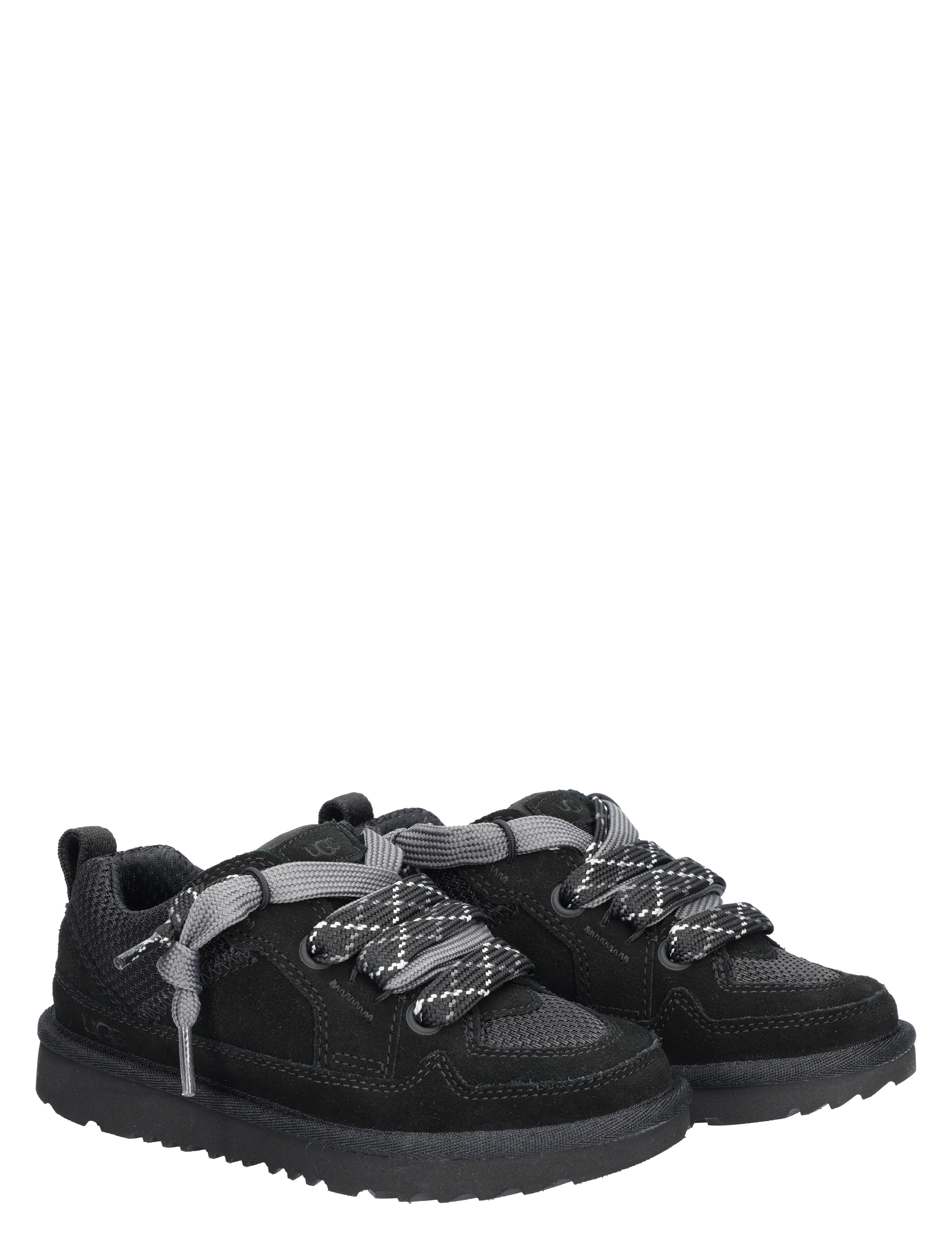 UGG - Kids Lo Lowmel Black - Meisjes - Jongens - Sneakers - Lage Sneakers - Lage Sneakers - Sneakers - 48148_11_5