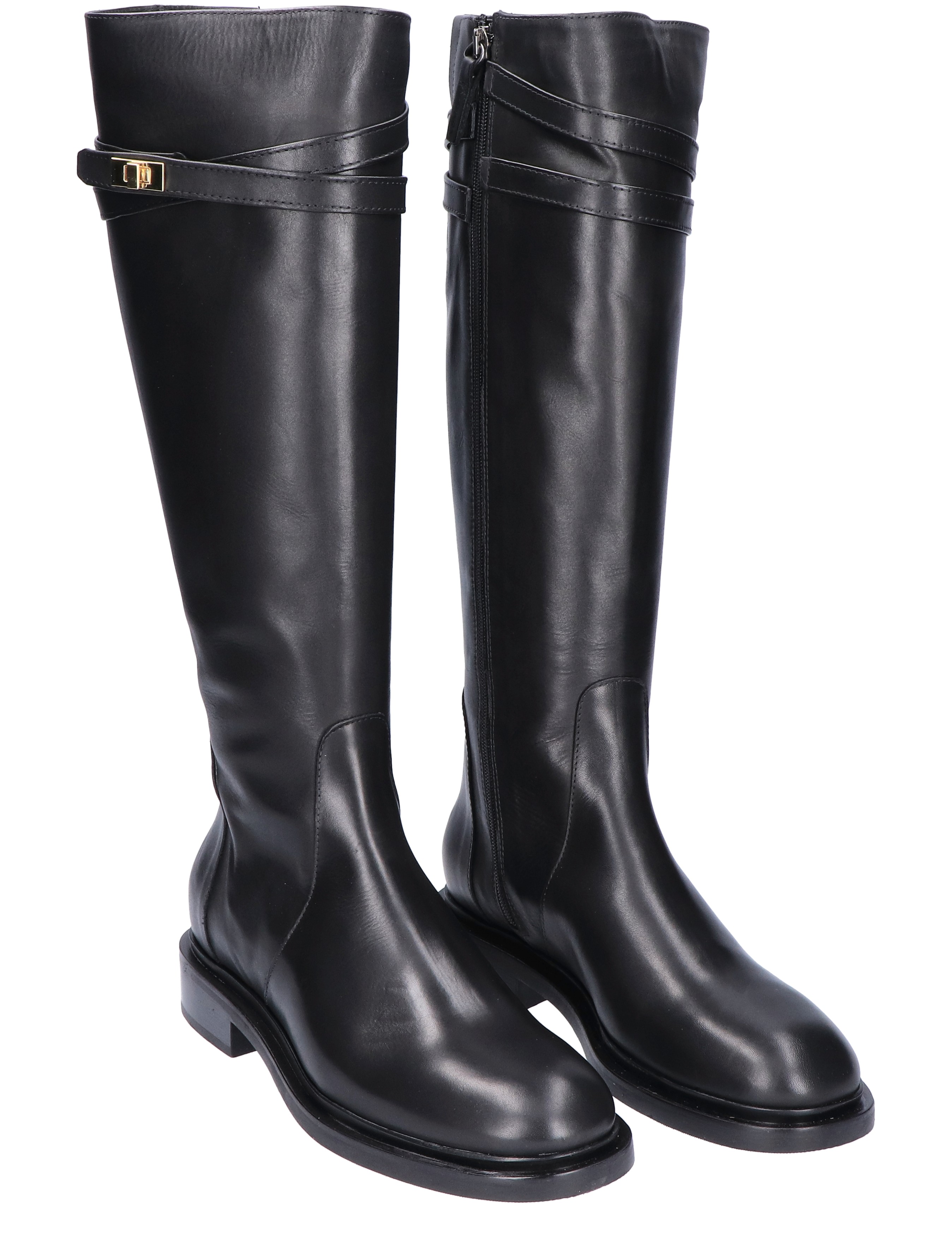 Julie Dee - IV154 Crust Black - Dames - Boots - Lange Laarzen - 46186_11_5