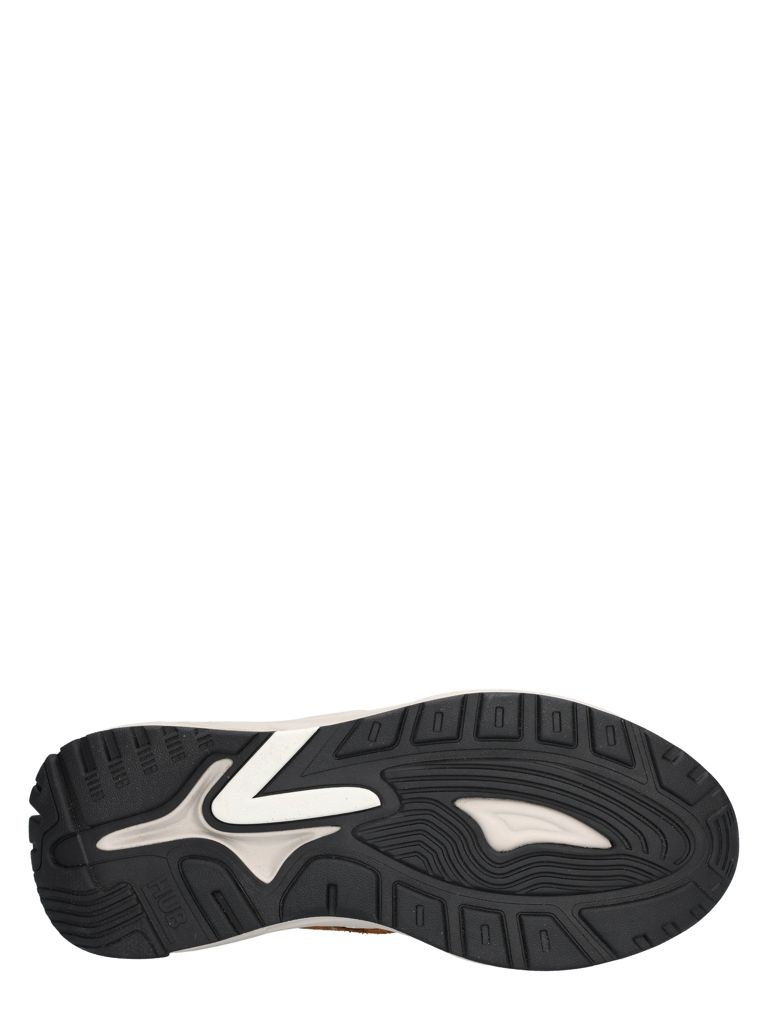 Hub Footwear - Grid Men Light Bone Cognac - Heren - Lage Sneakers - Sneakers - 48463_77_8