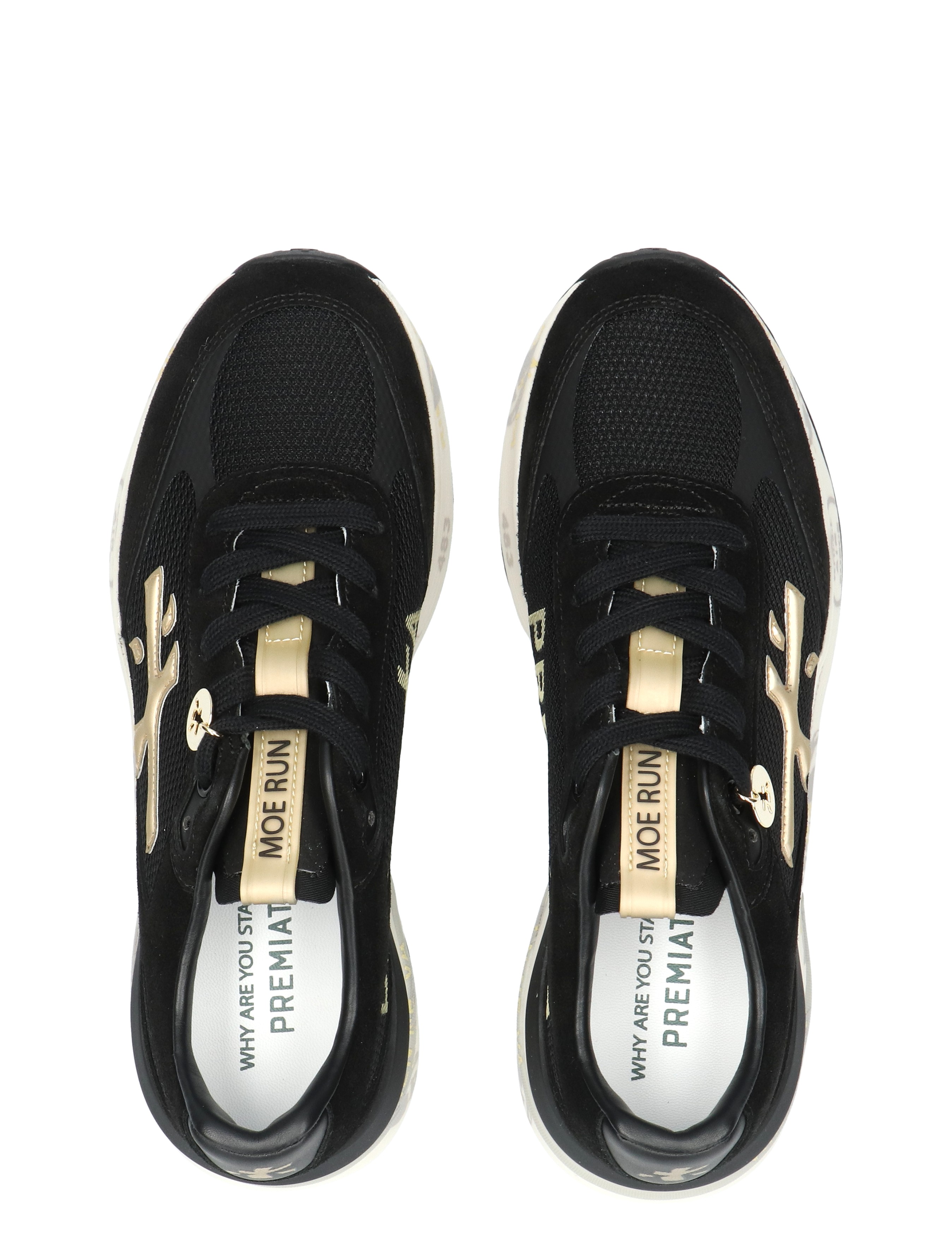 Premiata - Moerund Women 7799 Black - Sneakers - Dames - Lage Sneakers - 48848_11_7