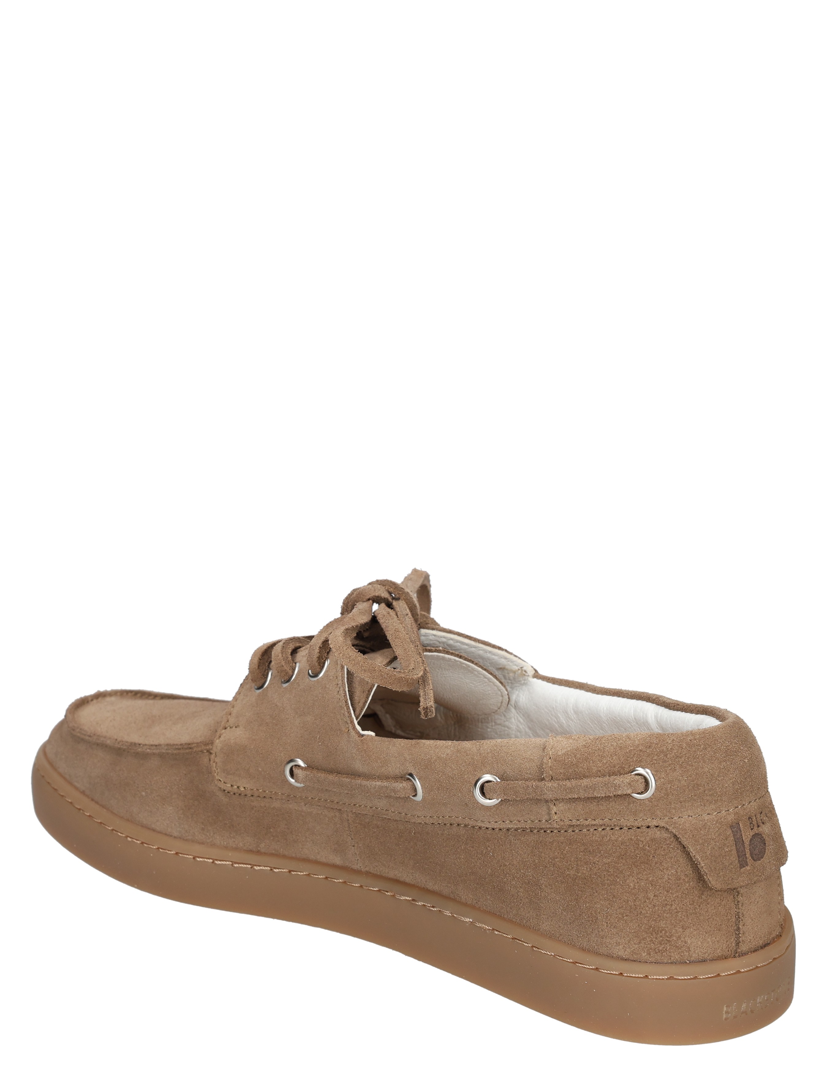 suede, tan, boat-shoe, veters, gum sole