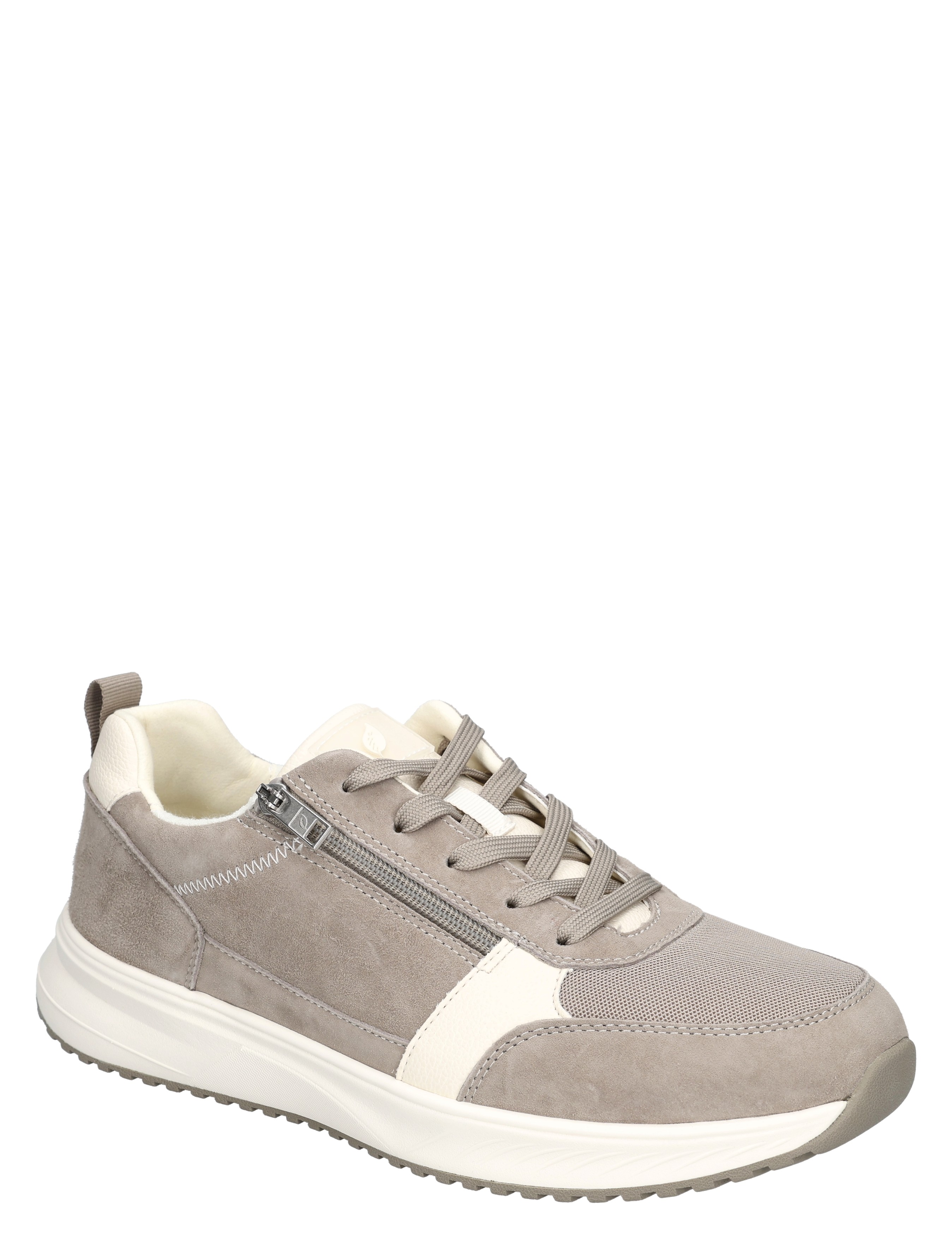 Waldlaufer - 784001 108 003 Velour Mesh Grey Offwh - Heren - Veterschoenen - Casual Veterschoenen - 50399_99_3