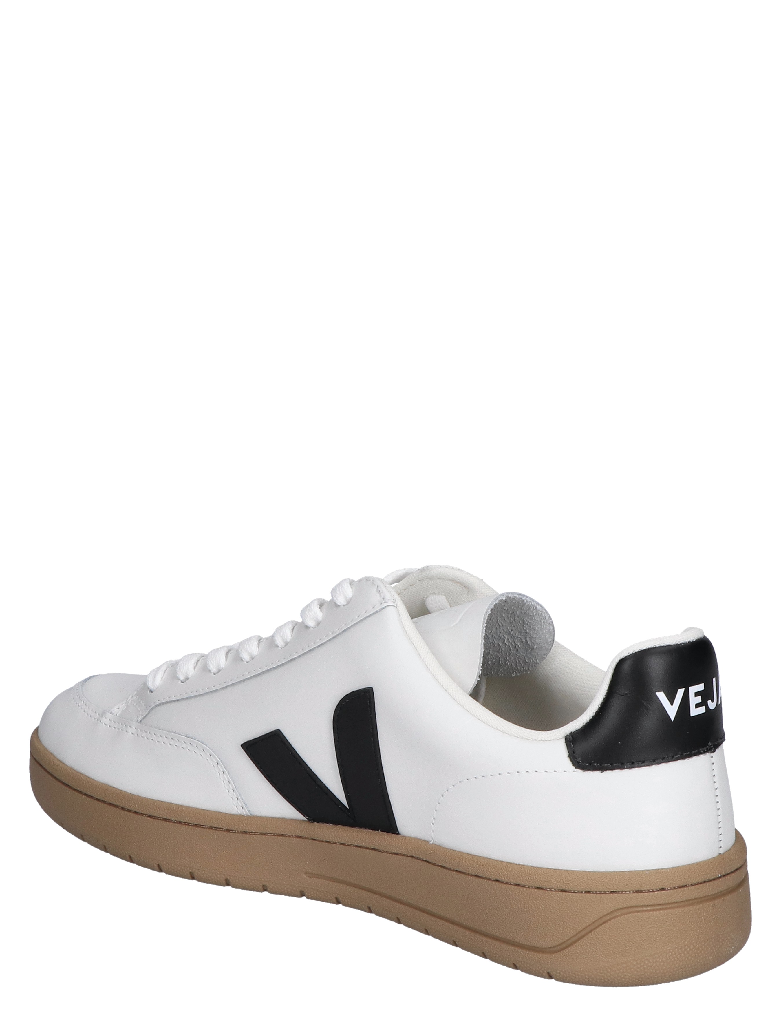 V-12 Men Leather White Black