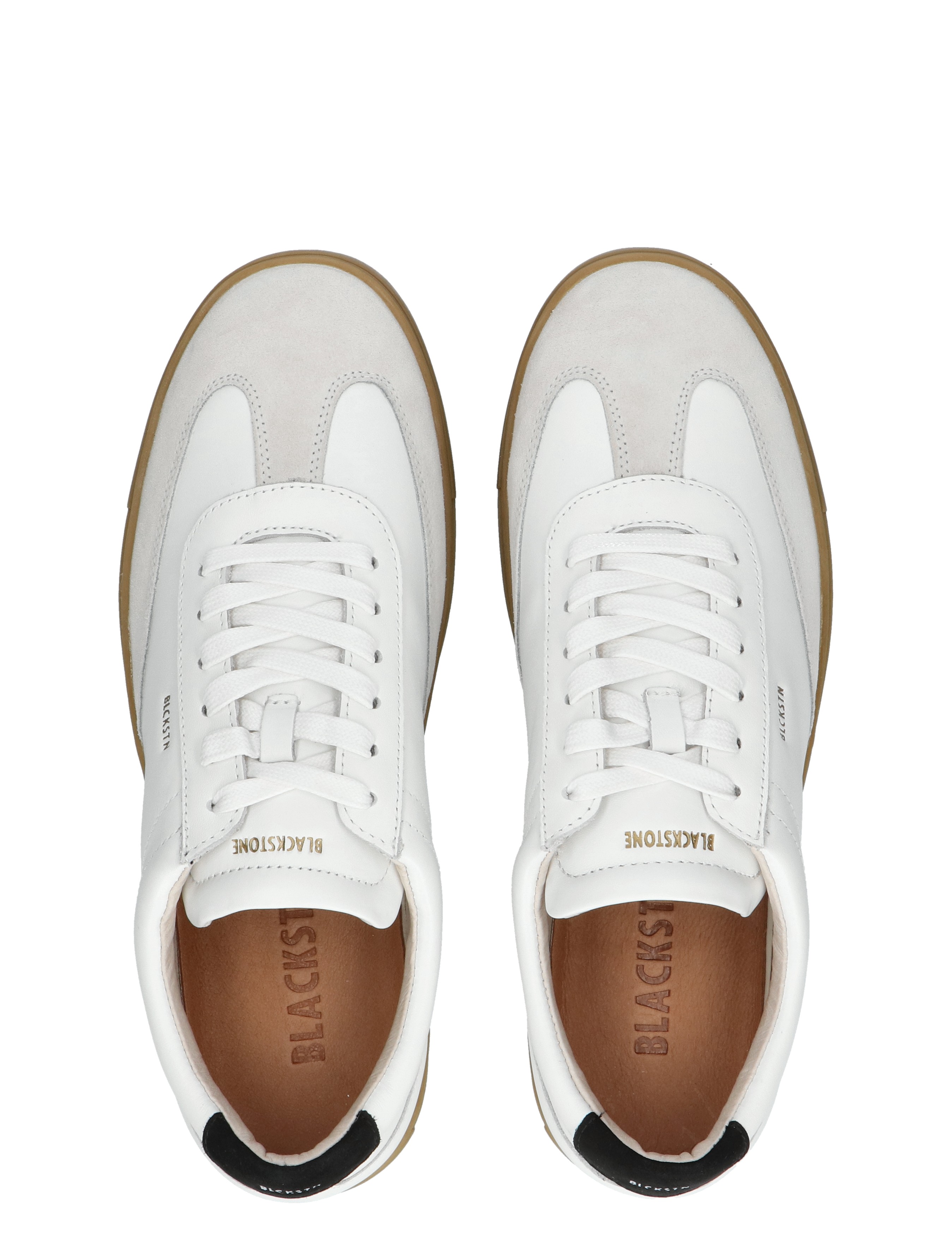 Blackstone Footwear - DG516 White Black - Heren - Lage Sneakers - Sneakers - 47288_81_7