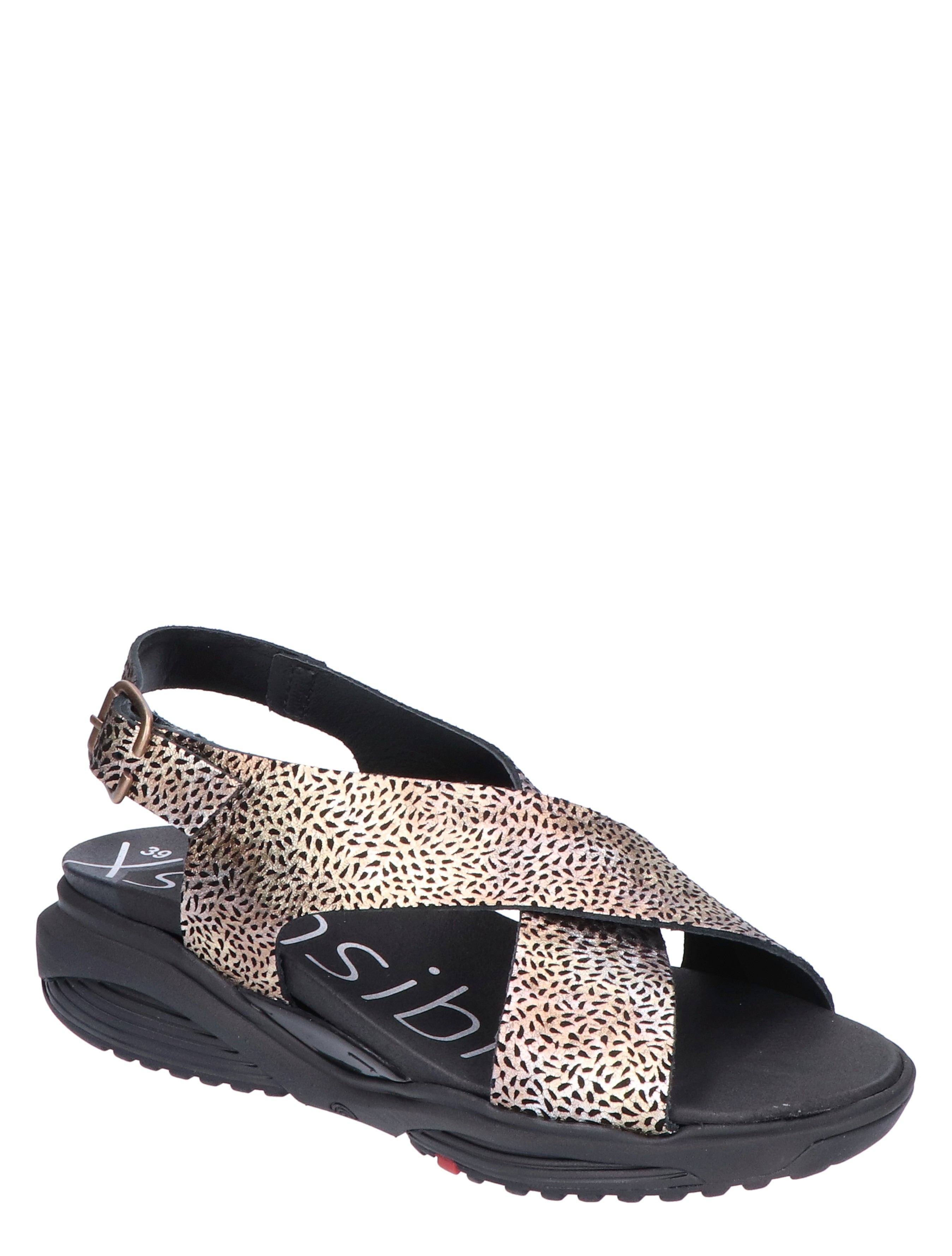 Xsensible - 30036.5 Corfu 062 Black Fantasy G-Wijdte - Dames - Sandalen - 43887_11_3