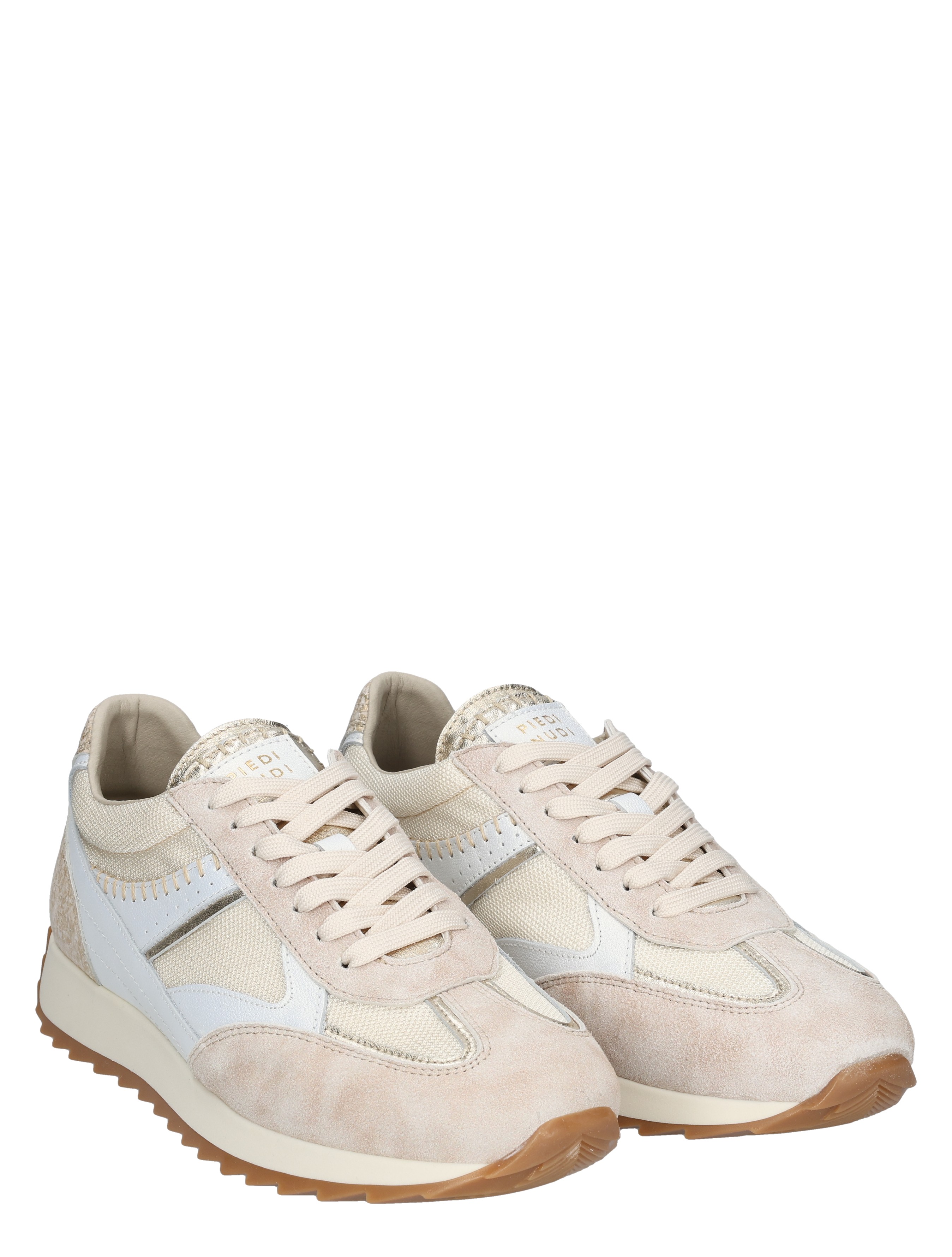 Piedi Nudi - Harlem 05.08 Cream Gold H-Wijdte - Dames - Veterschoenen - Casual Veterschoenen - 50523_77_5