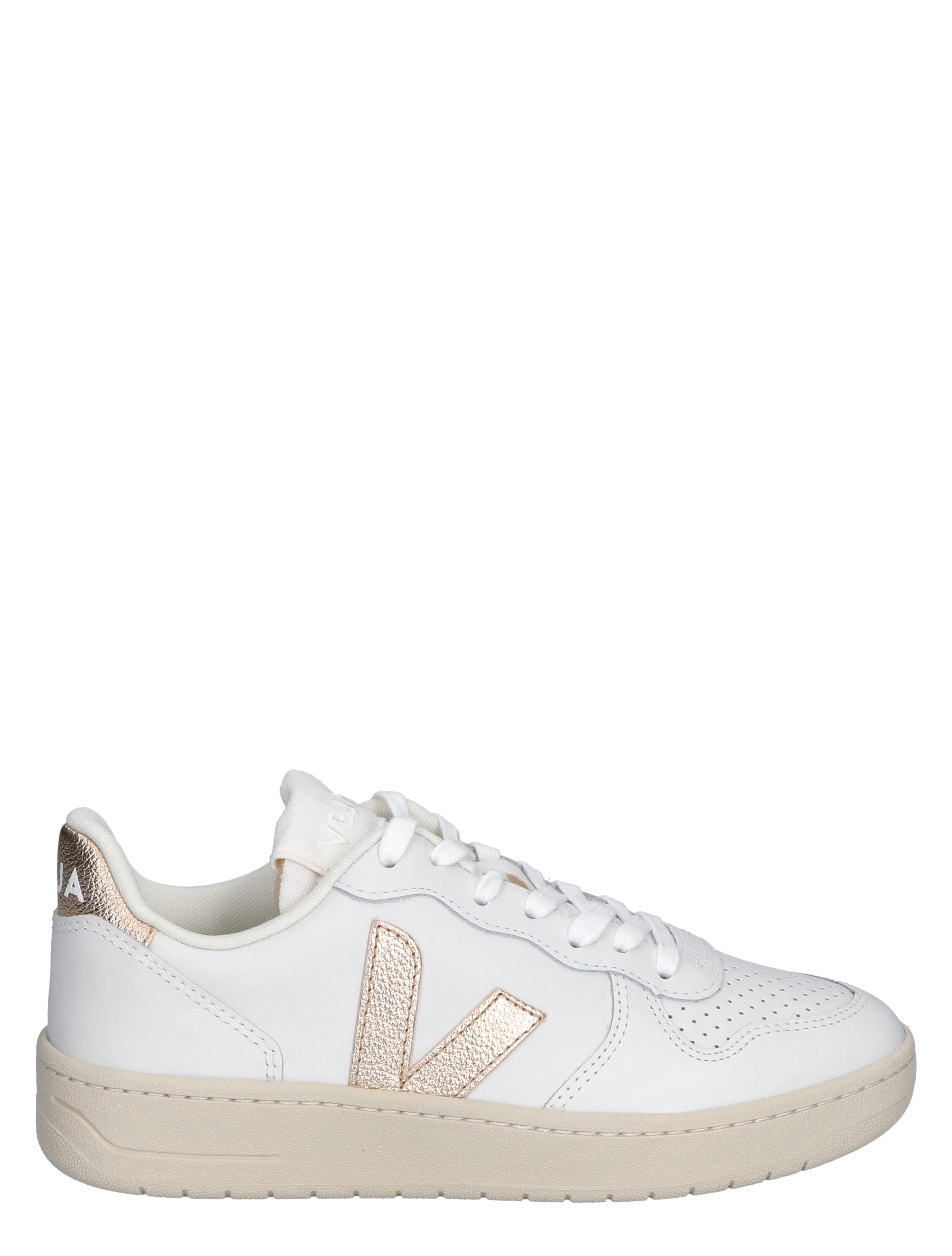 Veja - V-10 Prime V10220737 Leather White Platin - Sneakers - Dames - Lage Sneakers - 46489_85_1