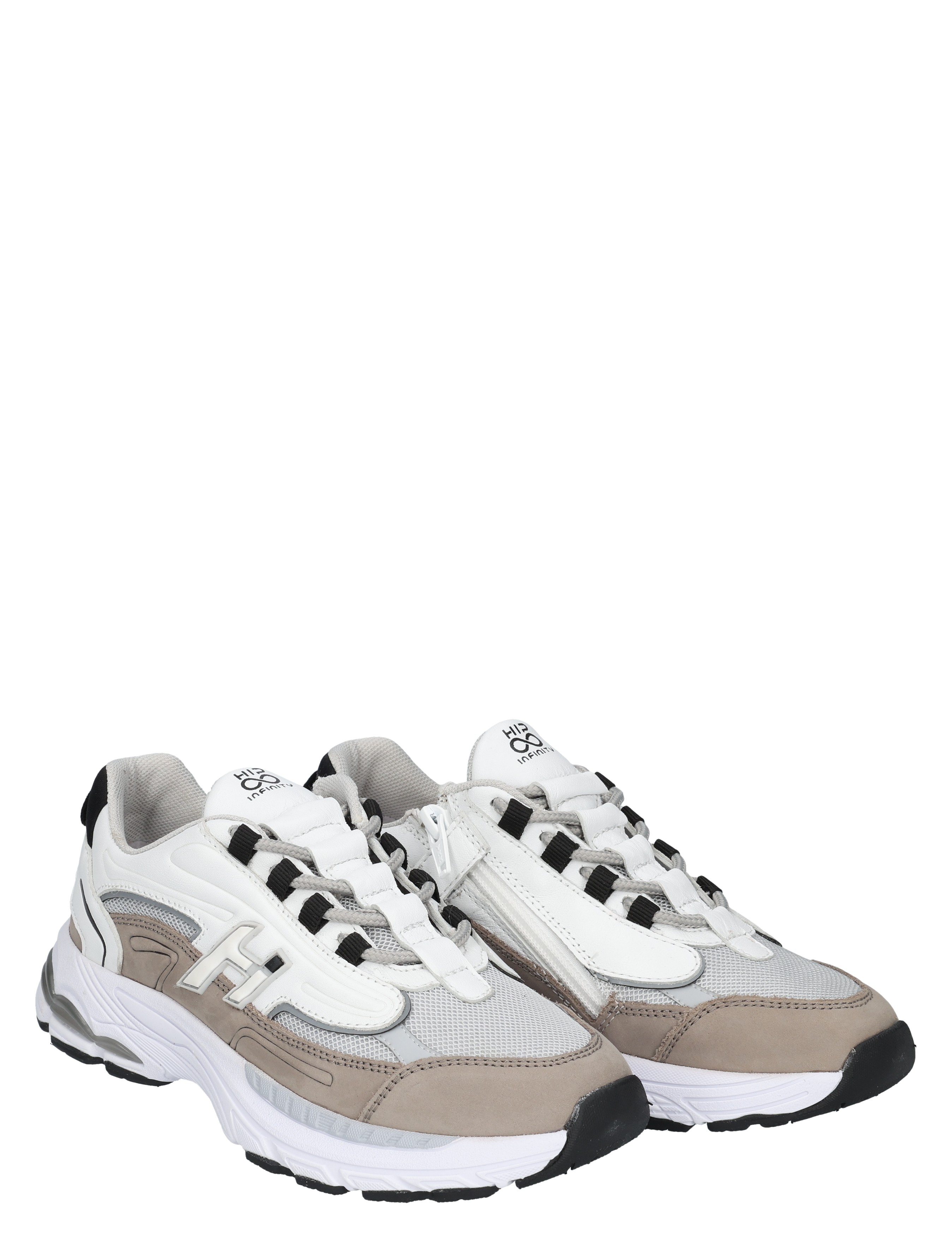 Hip - H1660 White Beige - Meisjes - Sneakers - Lage Sneakers - Lage Sneakers - Jongens - Sneakers - 50587_87_5