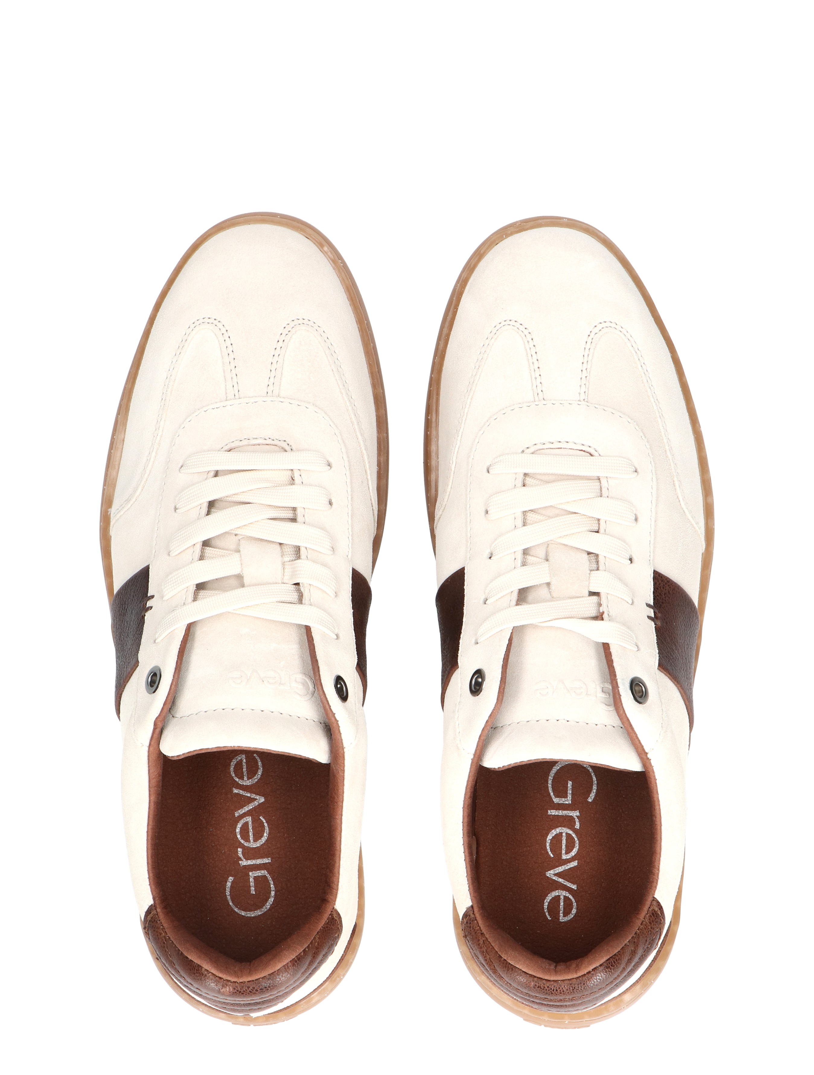 Greve - Wave 2223 06 2943 Beige - Heren - Lage Sneakers - Sneakers - 49151_77_7