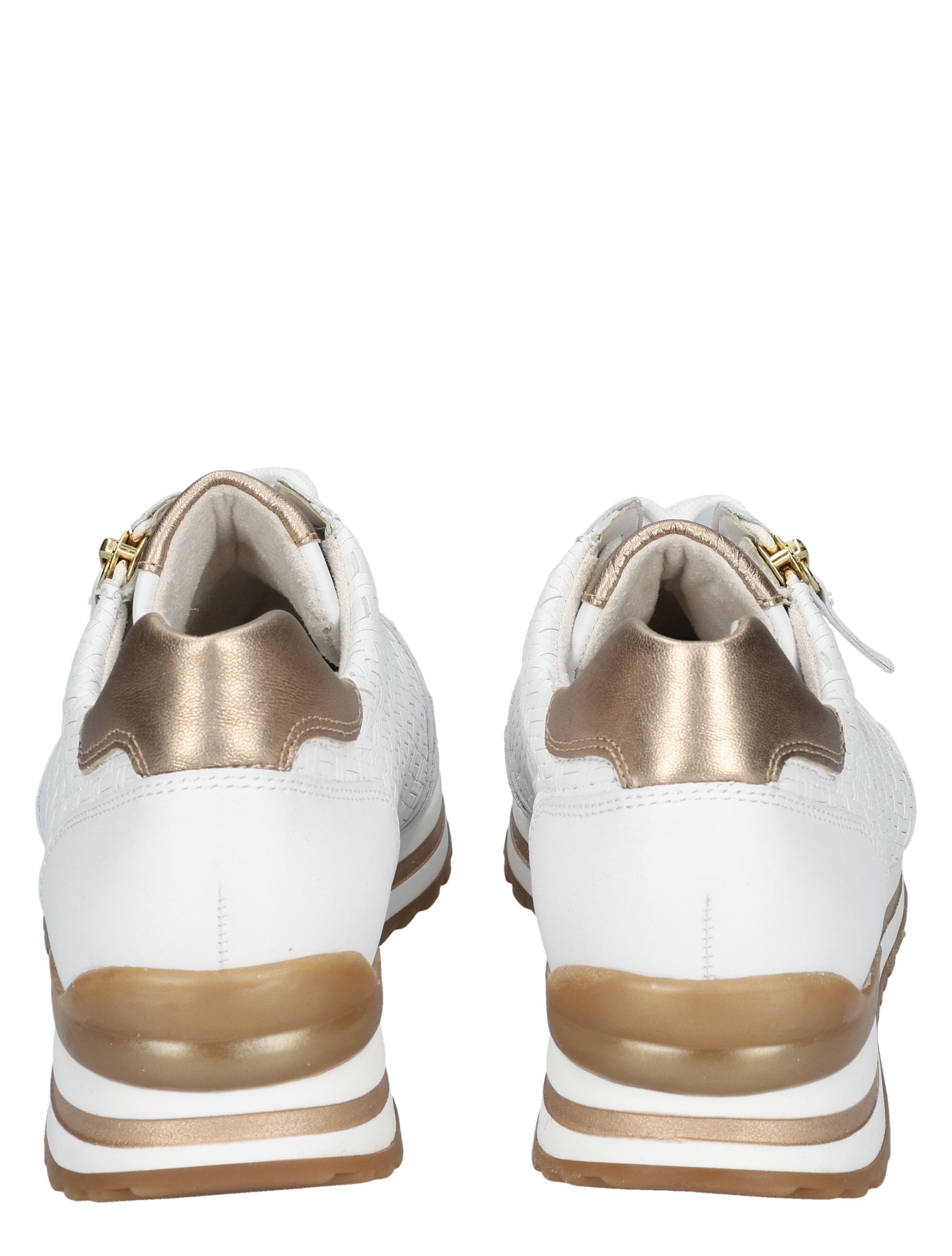 Gabor - 86.528.80 80 weiss/platino(gold) - Dames - Veterschoenen - Casual Veterschoenen - 49998_88_6