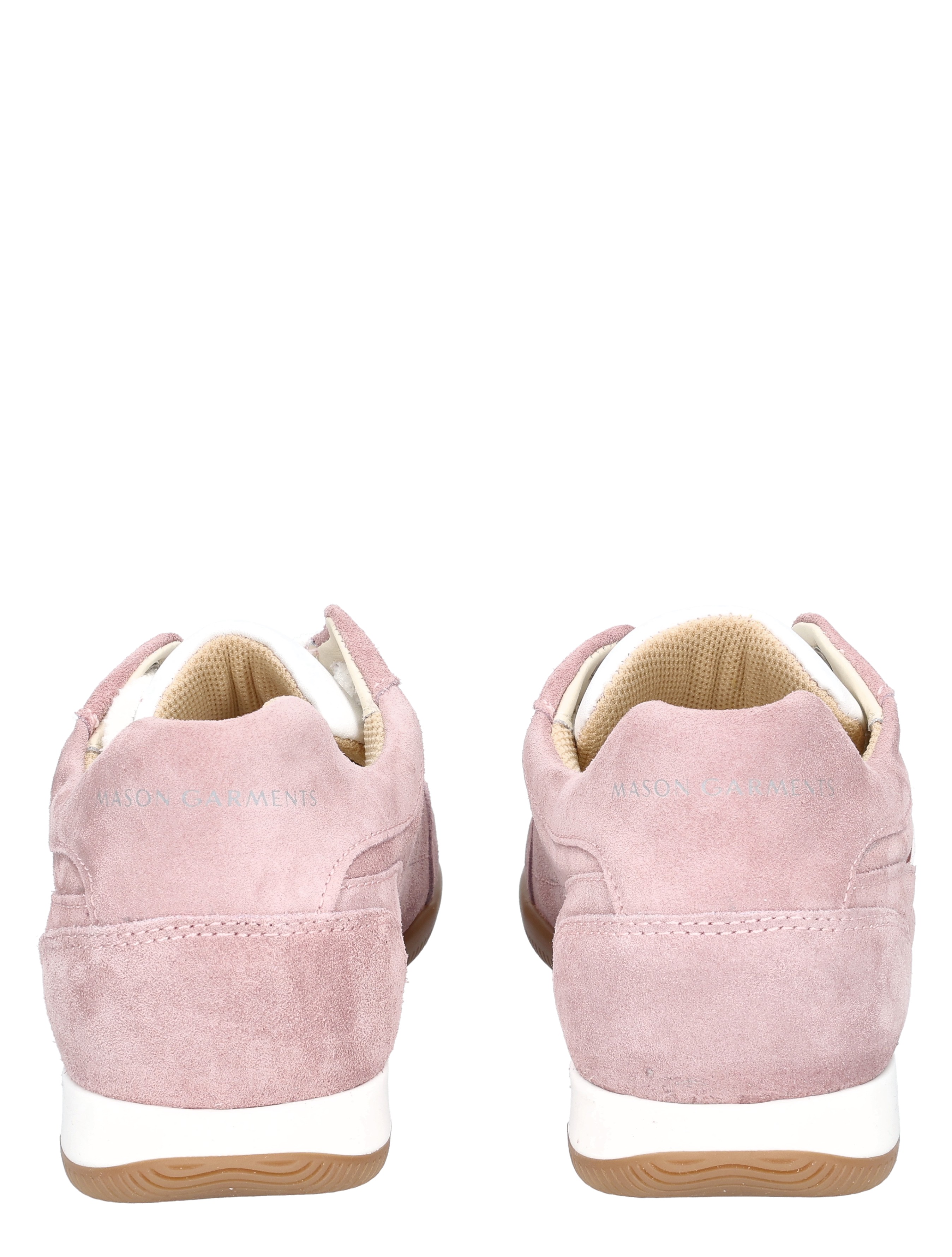 pink, suede, sneakers, rear view, soft