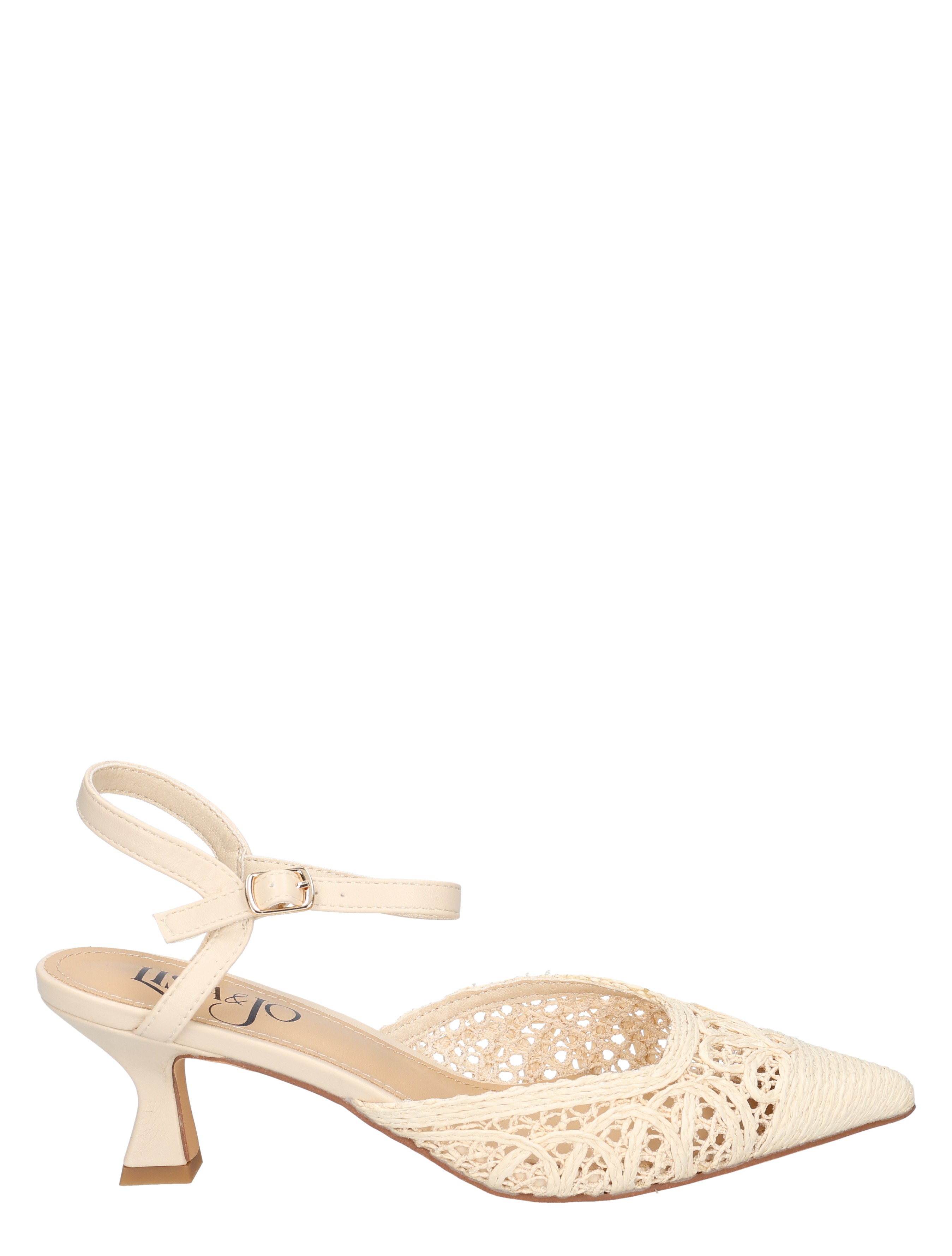 Lisa & Jo - Zea Off White Raffia - Dames - Pumps - 50199_77_1