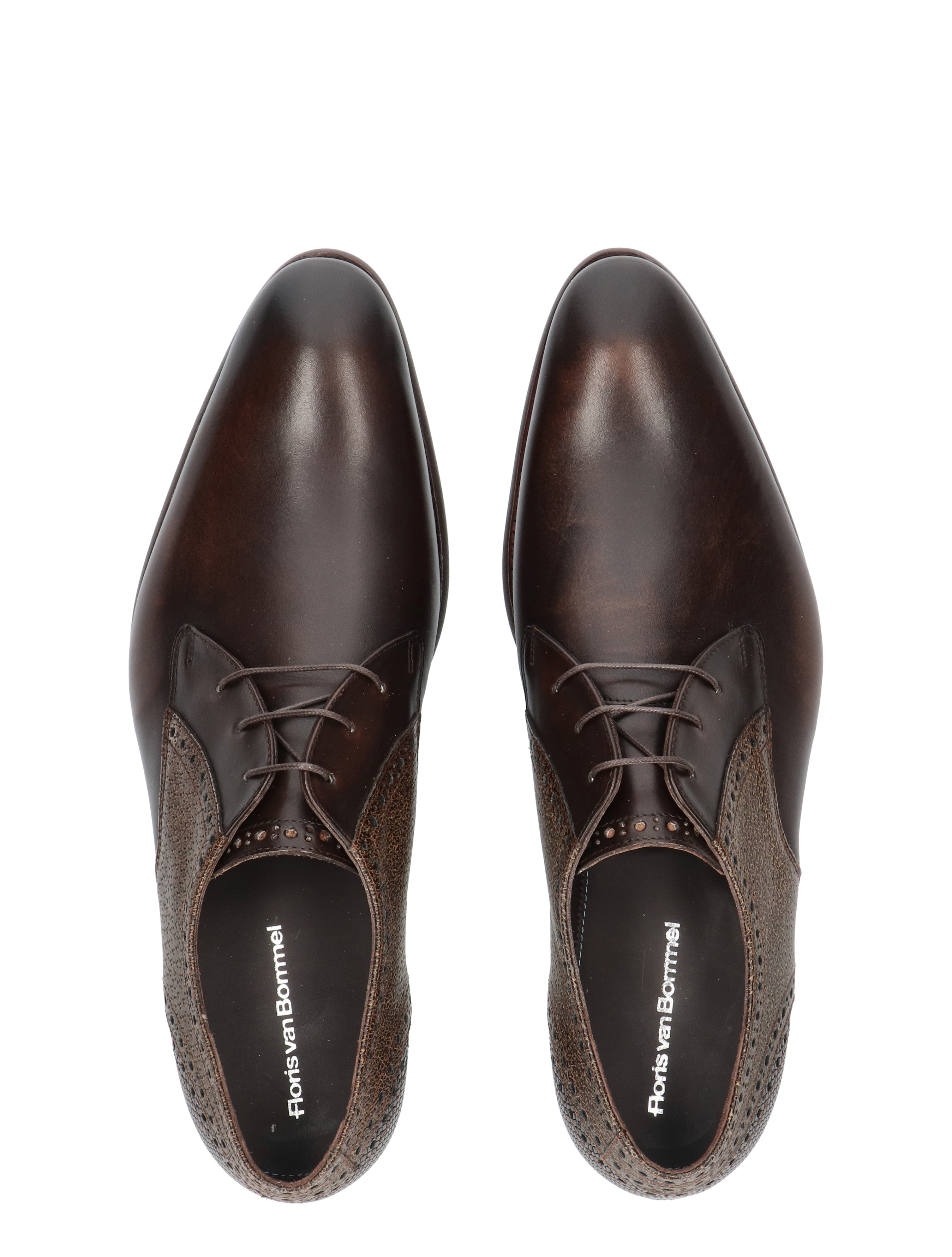 leder, bruine schoenen, lakkleur, allure klassiek, oxfords