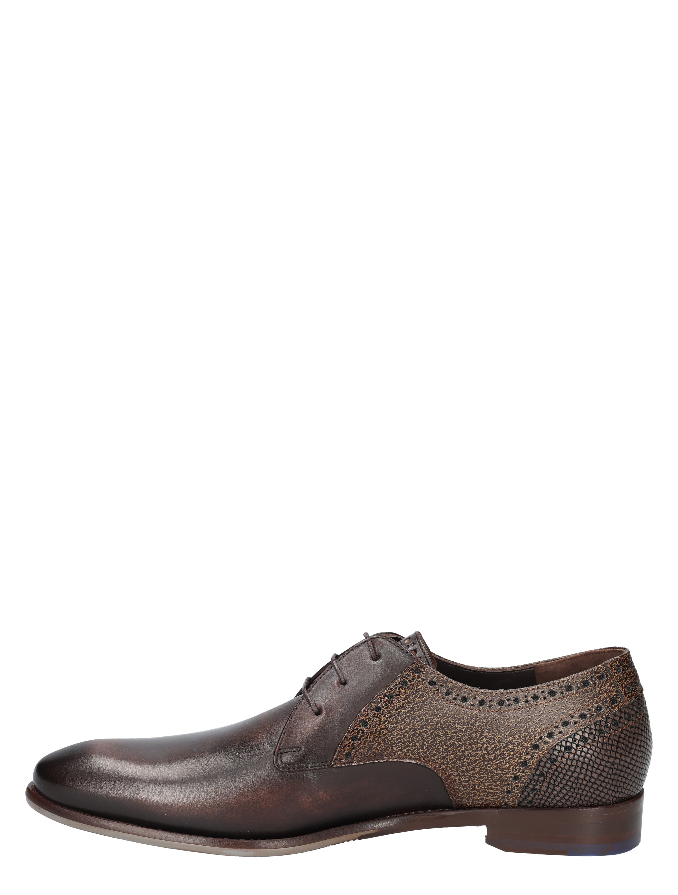 Floris van Bommel - De Stapper 30361 21-06 DarkBrown - Heren - Veterschoenen - Nette Veterschoenen - 52558_22_2