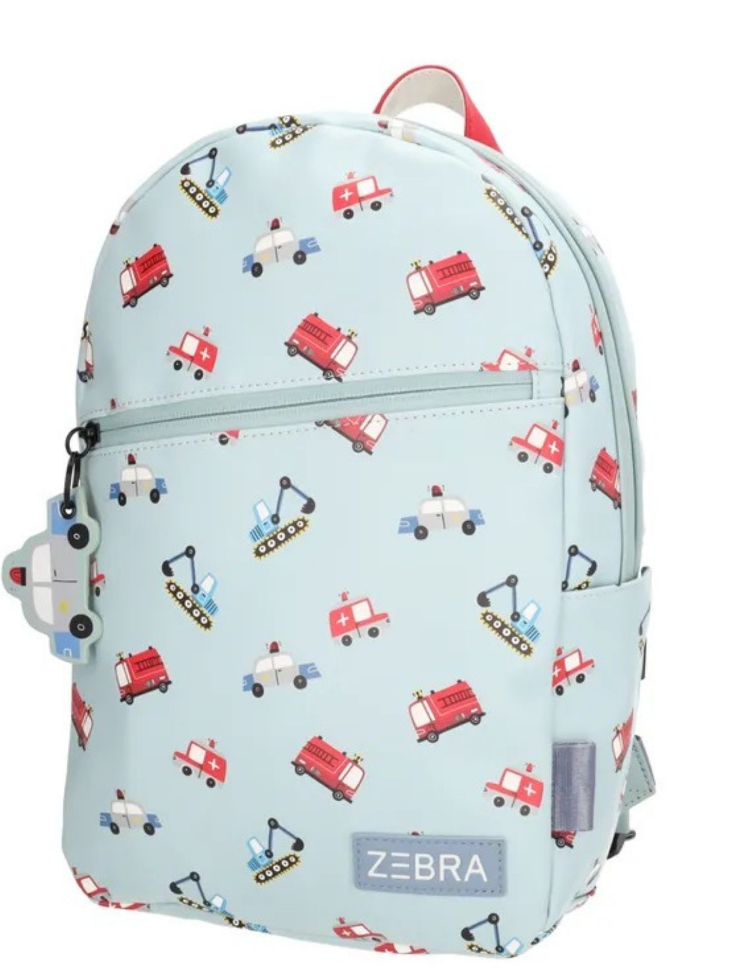 rugzak, kind, schoolspullen, polyester, patroon voertuigen