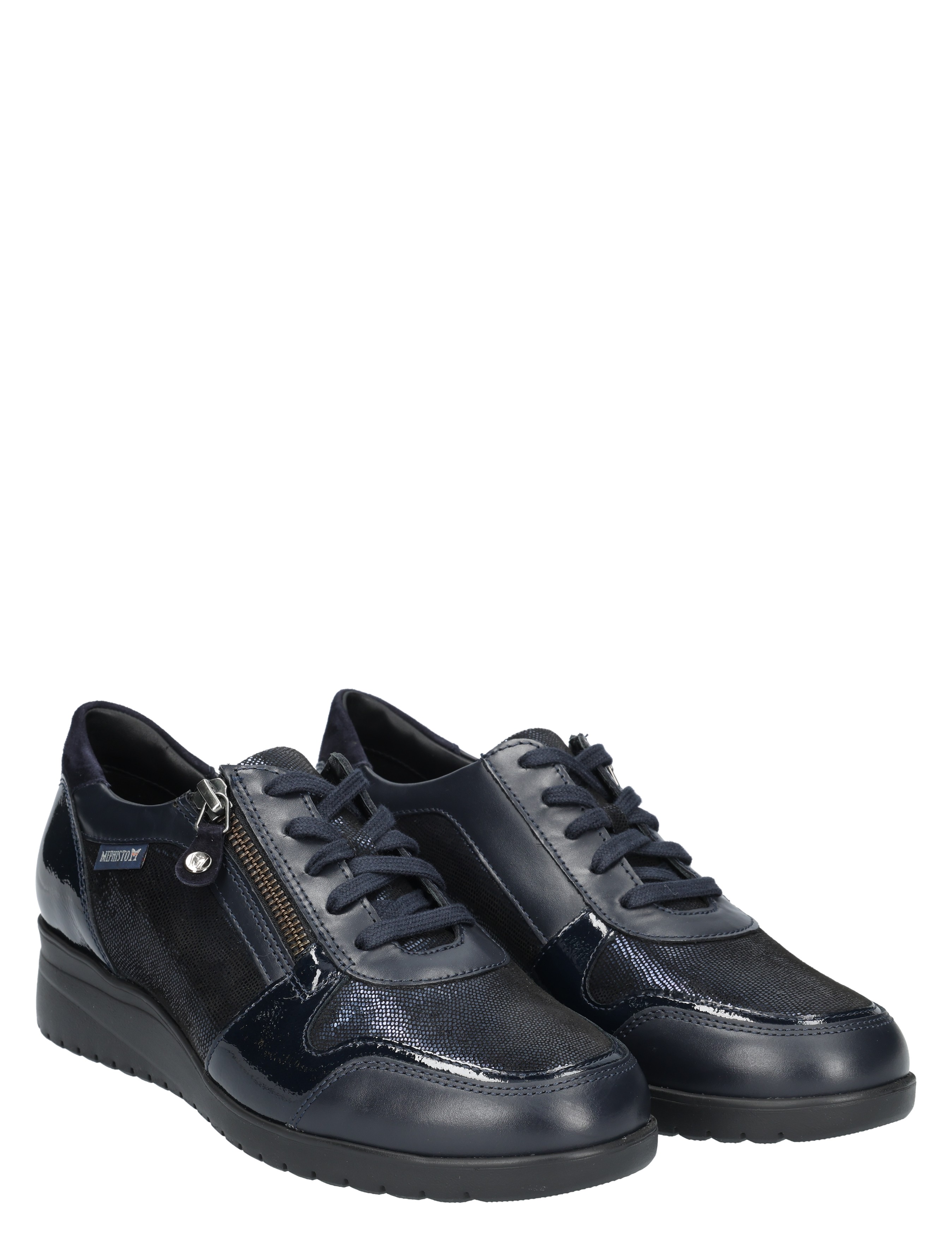 Mephisto - Iasmina Silk Blue G-Wijdte - Dames - Veterschoenen - Casual Veterschoenen - 49124_33_5