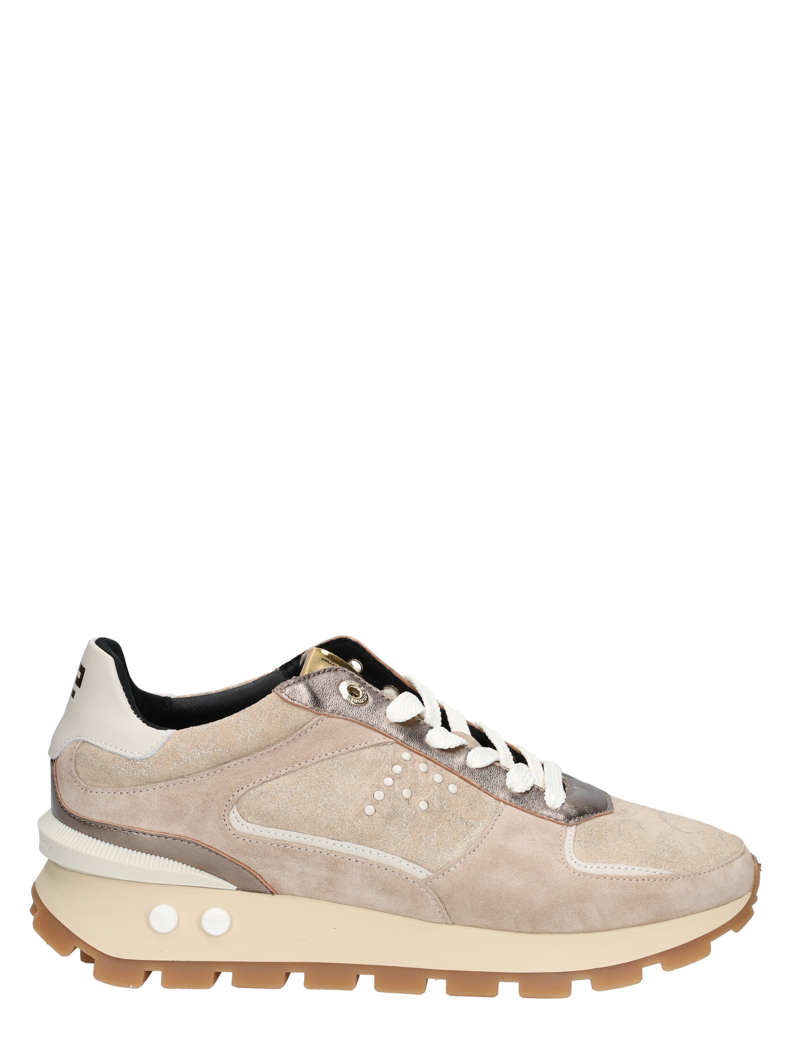 Floris van Bommel - Blokki SFW-10084 34-01 Taupe G-Wijdte - Sneakers - Dames - Lage Sneakers - 49290_77_1