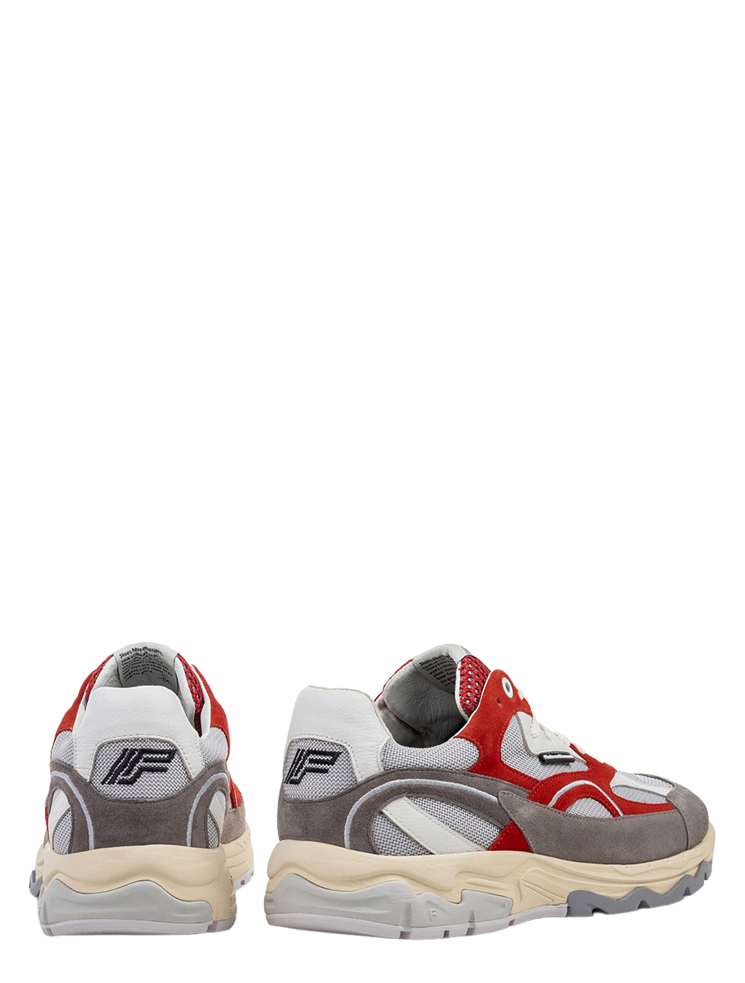 Floris van Bommel - De Rezer 10258 01.25 Red G+Wijdte - Heren - Lage Sneakers - Sneakers - 51445_44_4