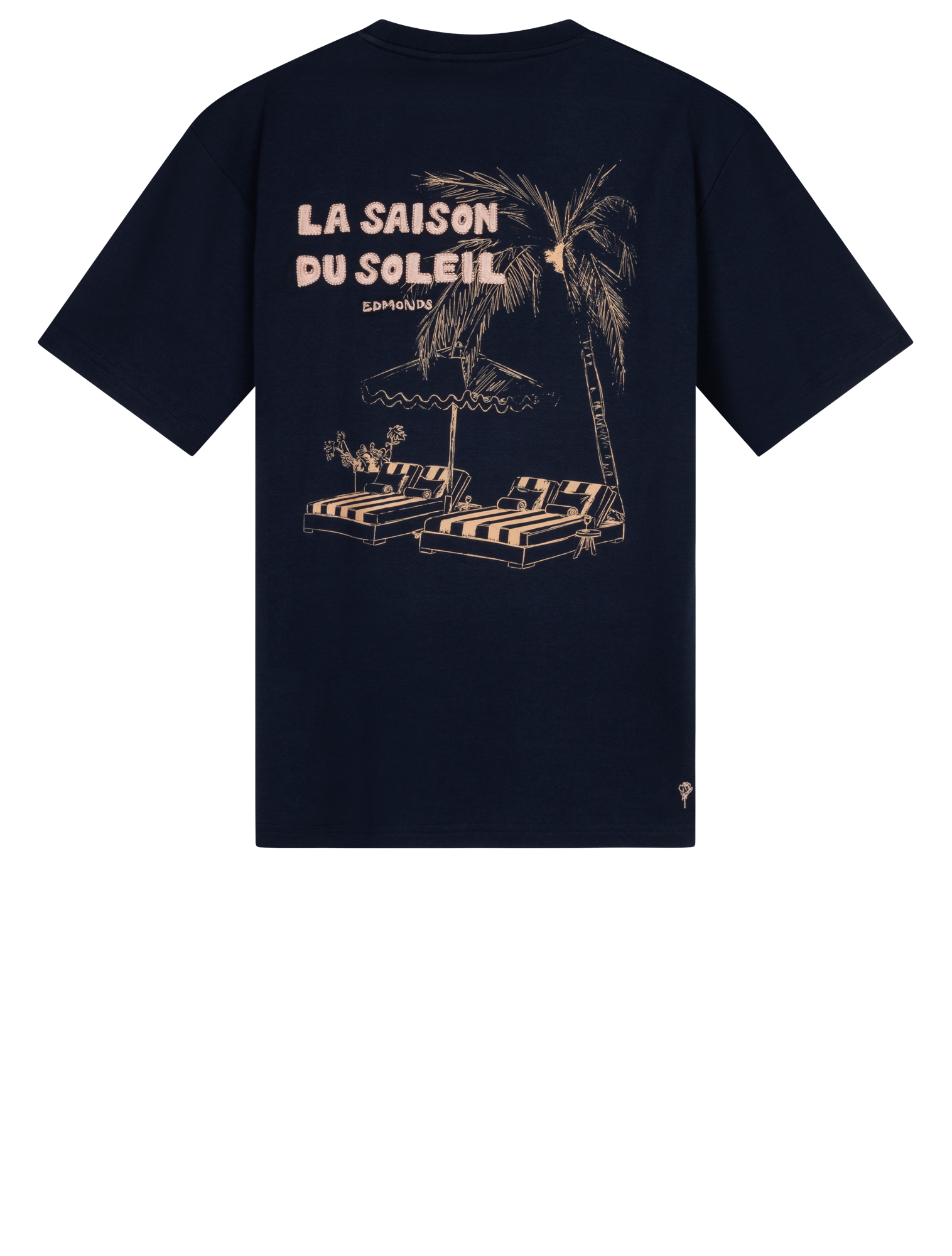 Edmonds - Saison du Soleil Dark Blu - Heren - T-Shirts & Polos - 51029_33_1