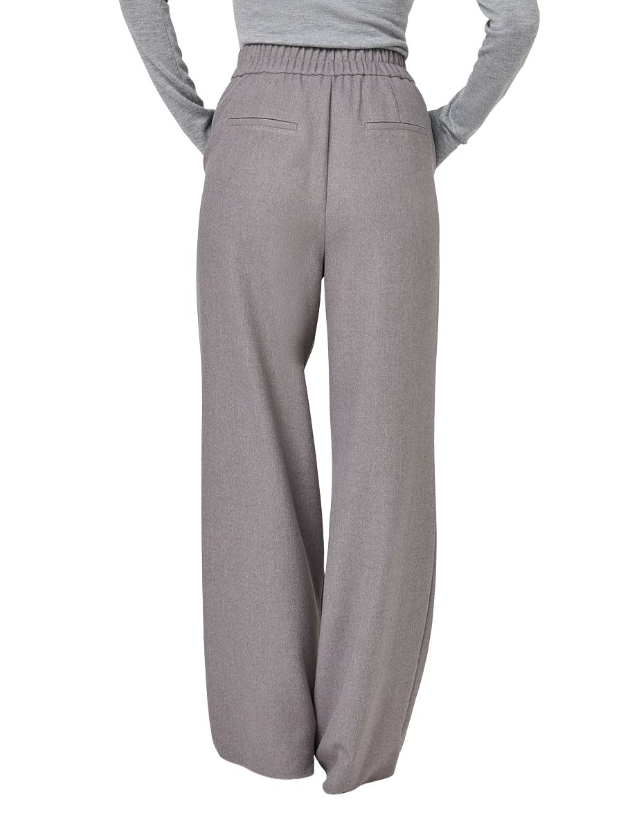 broek, pantalon, wijd, grijs, taileelasticiteit