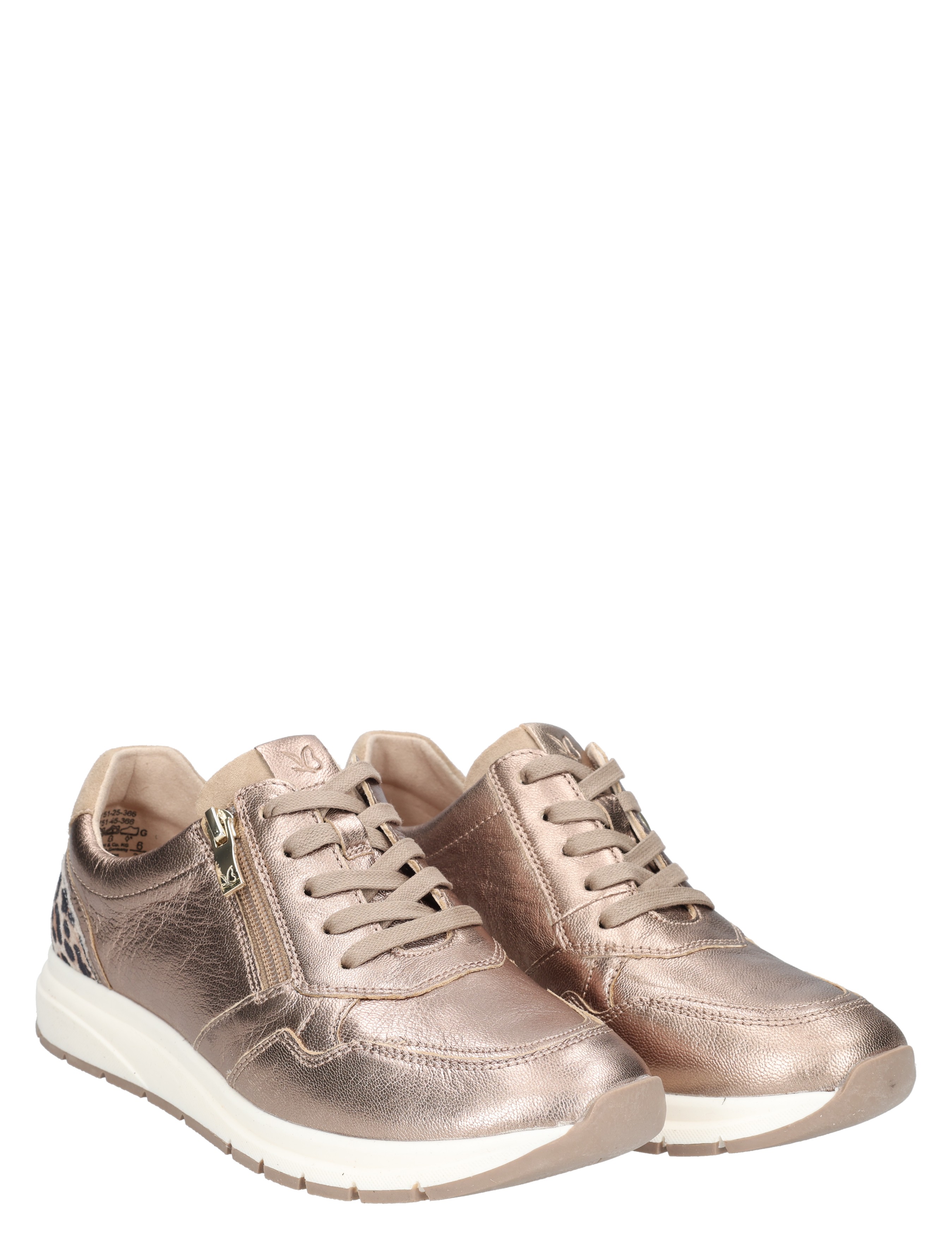 Caprice - 23751 366 Taupe Combi G-Wijdte - Dames - Veterschoenen - Casual Veterschoenen - 48843_53_5