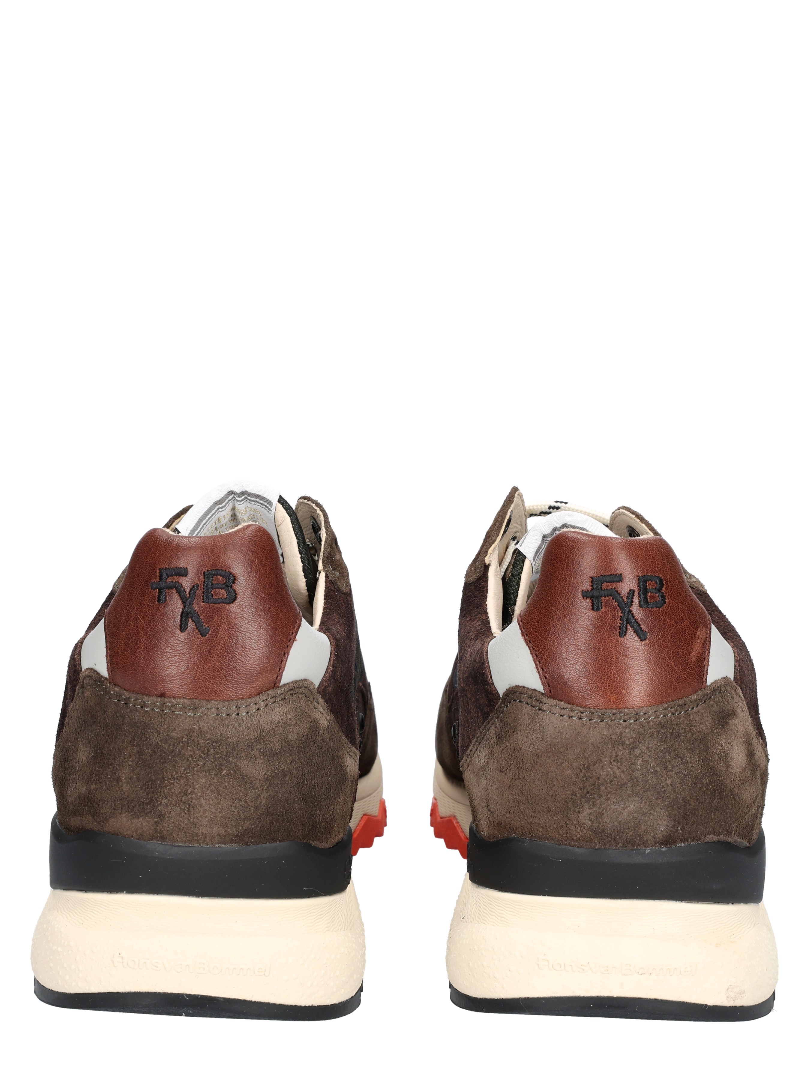 Floris van Bommel - De Treener SFM-10154 51-02 Dark Green G+ Wijdte - Heren - Lage Sneakers - Sneakers - 49312_66_6