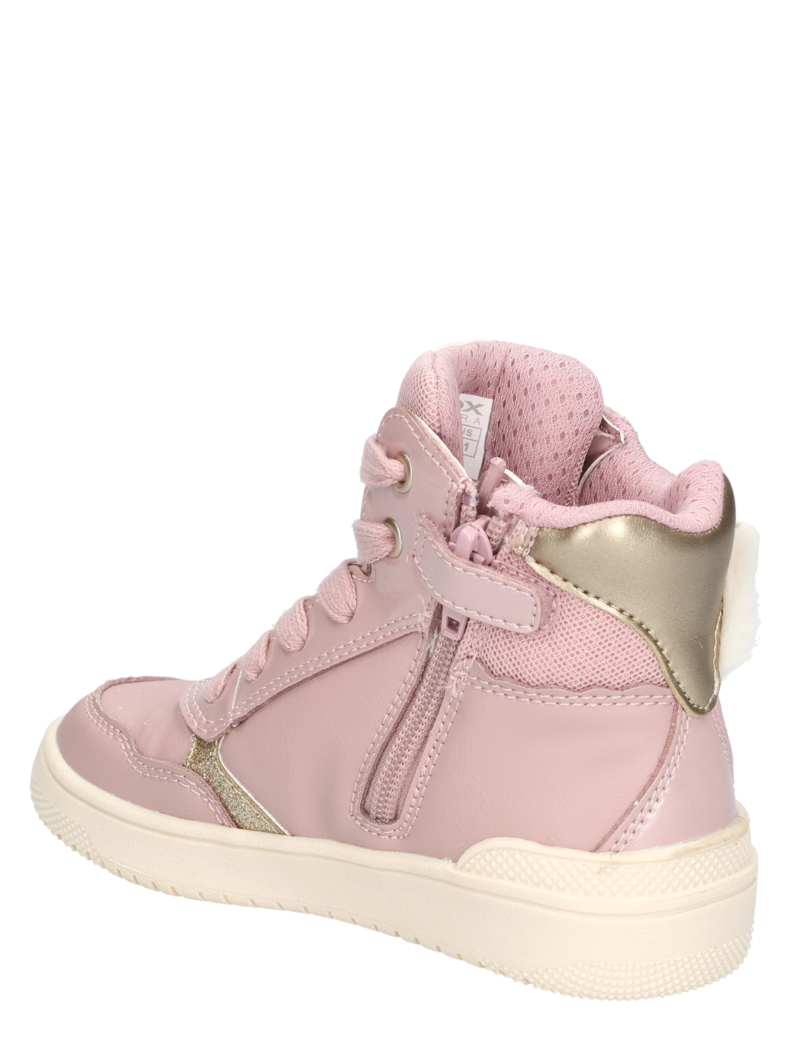 Geox - Washiba Old Rose Platinum - Meisjes - Sneakers - Hoge Sneakers - 48254_48_4