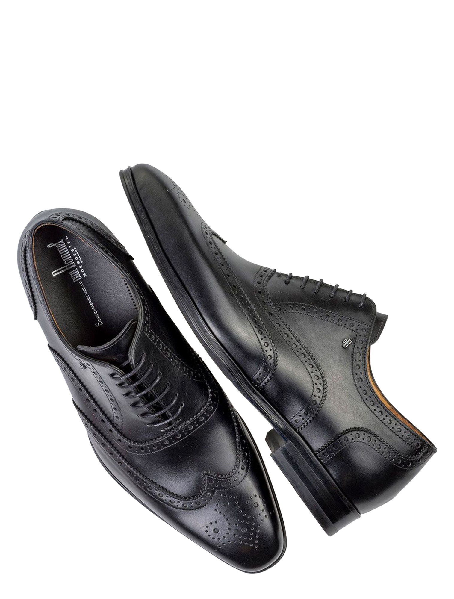 Van Bommel - Raffa 30130 10-01 Black H-Wijdte - Heren - Veterschoenen - Nette Veterschoenen - 43501_11_2