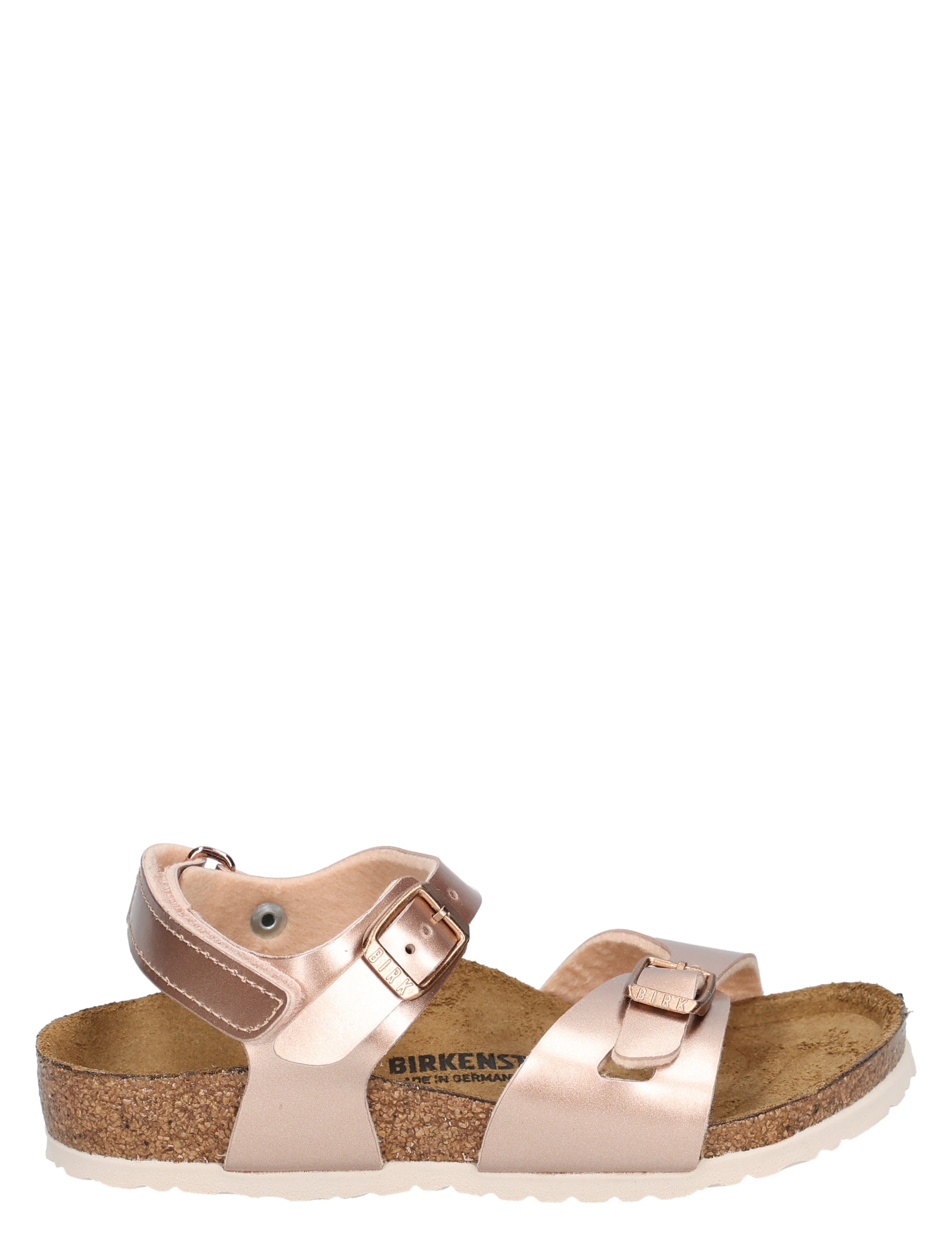 Birkenstock - Rio Kids Birko Flor Metallic Copper Narrow - Meisjes - Sandalen - 50691_48_1