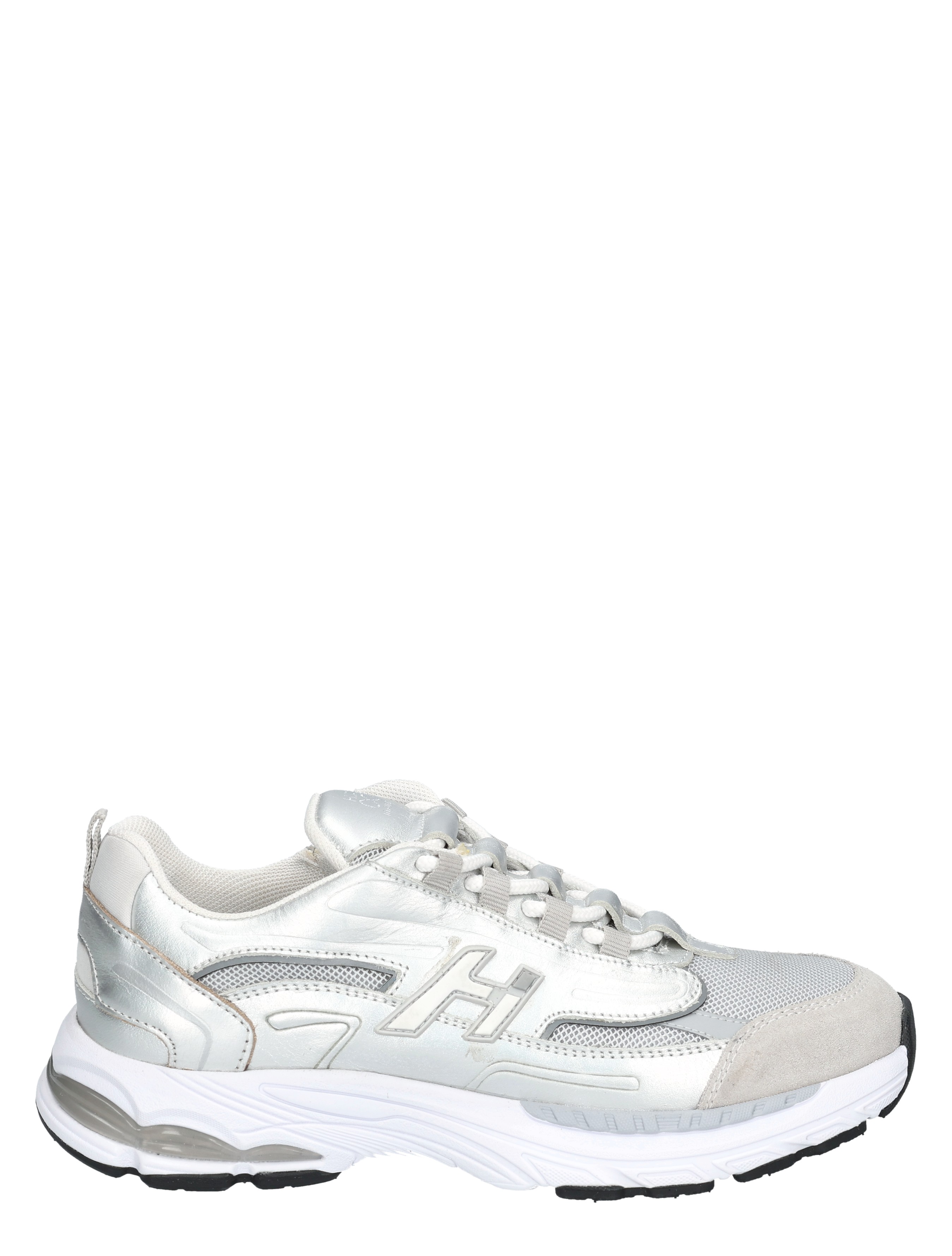 Hip - H1660  Silver Combi - Meisjes - Veterschoenen - 50592_54_1
