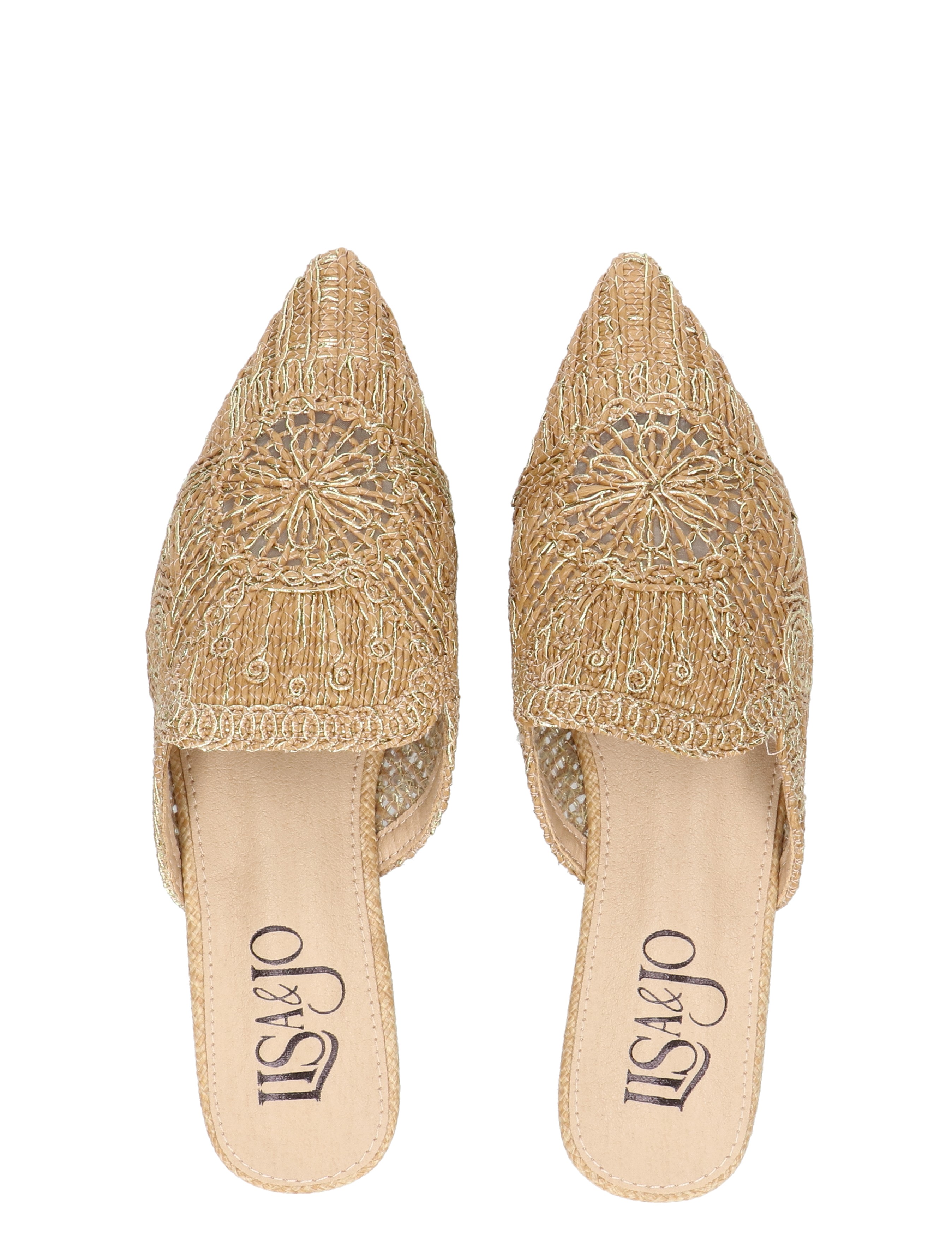 Lisa & Jo - Zaray Camel - Dames - Muiltjes - 50195_77_6