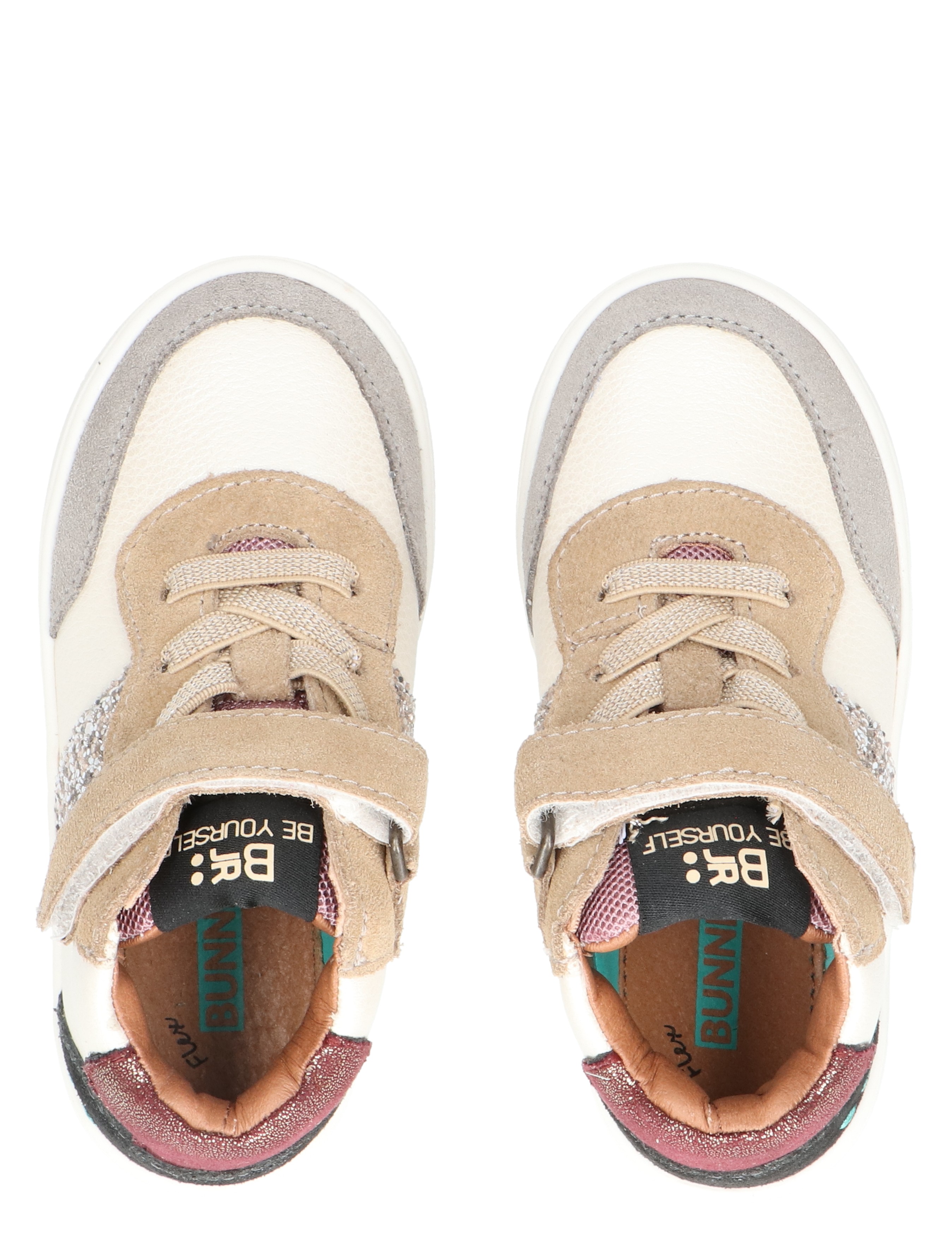 Bunnies - Mika Mellow 225653 484 Grey - Meisjes - Veterschoenen - 48496_78_7