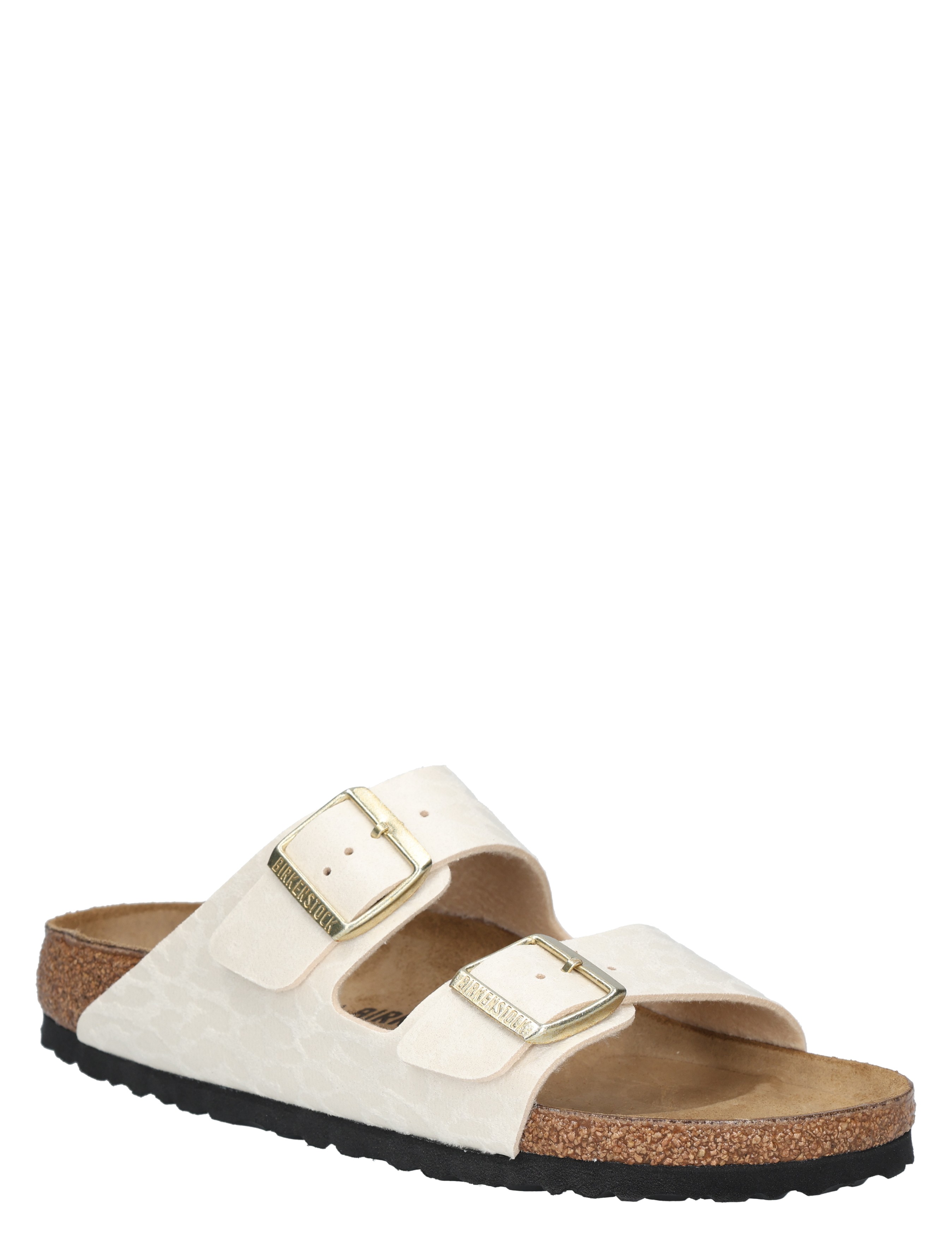 Birkenstock - Arizona Women Leopard Print Eggshell Narrow - Dames - Meisjes - Muiltjes - Muiltjes - 48104_77_5