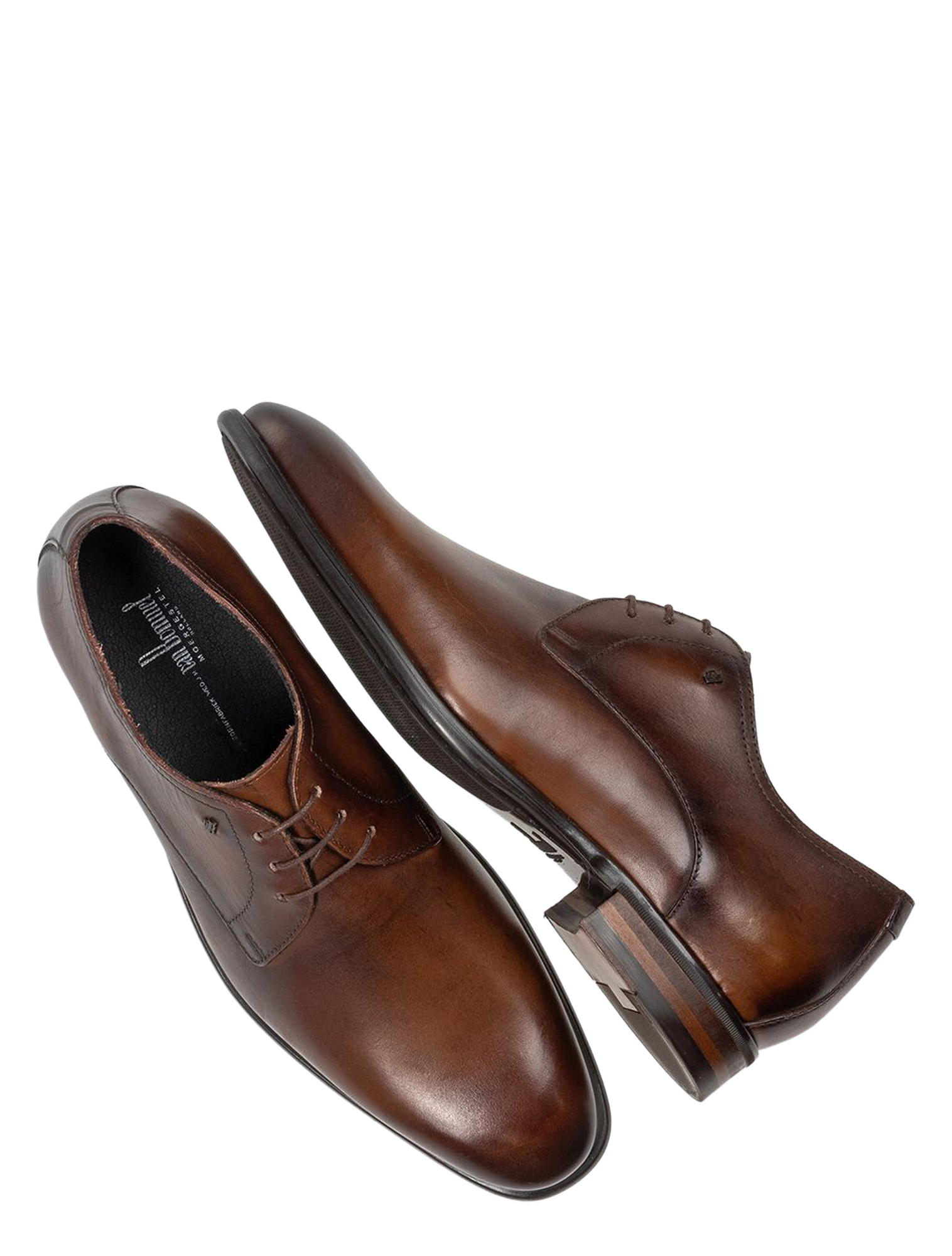 Van Bommel - SBM-30165 02.04 Brown - Heren - Veterschoenen - Nette Veterschoenen - 51384_22_3