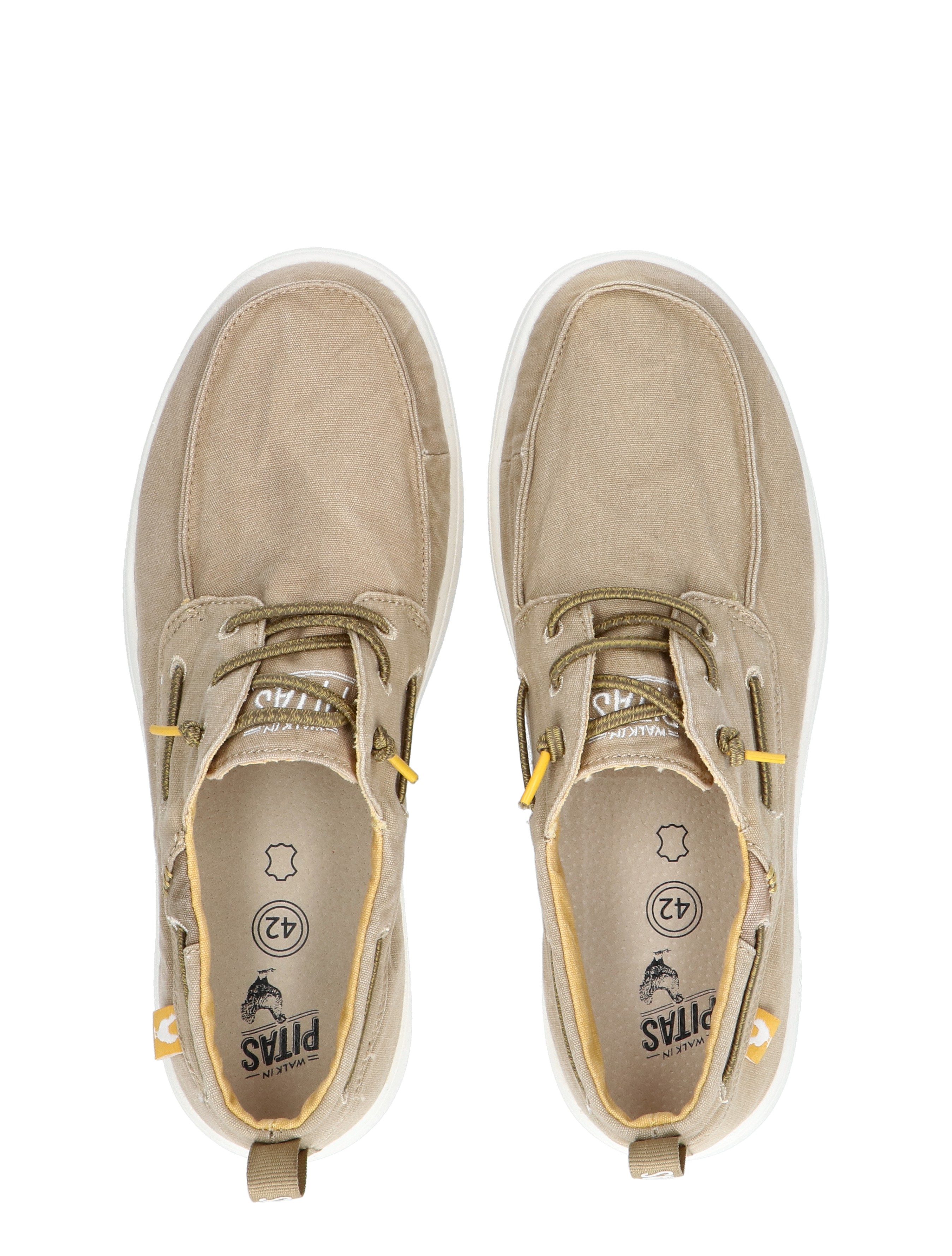 Pitas - Maui H-Grip Boat Shoes Beige - Heren - Lage Sneakers - Sneakers - 44609_77_7
