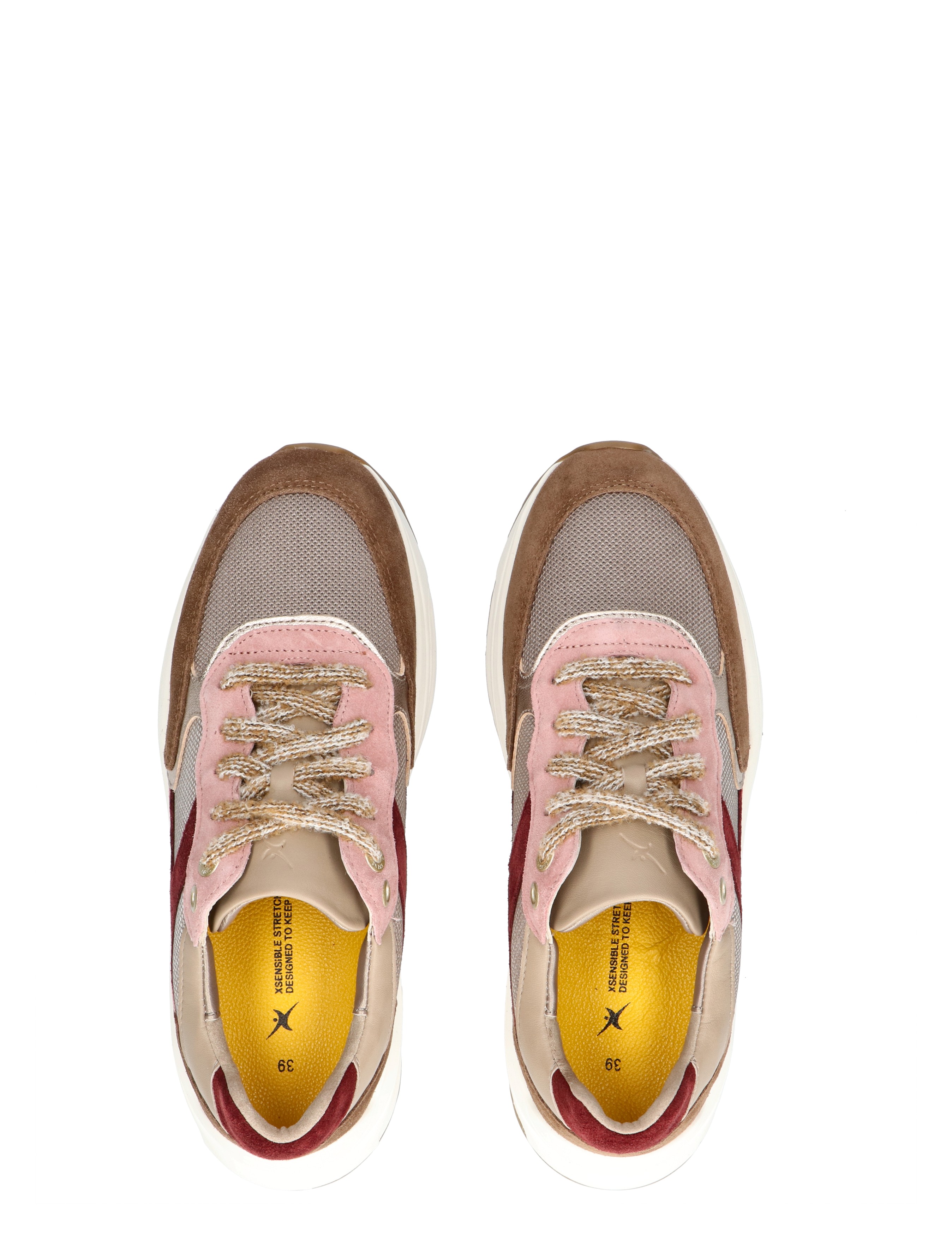 Xsensible - 33002.5 304 Camel Combi - Sneakers - Dames - Lage Sneakers - 49414_22_7