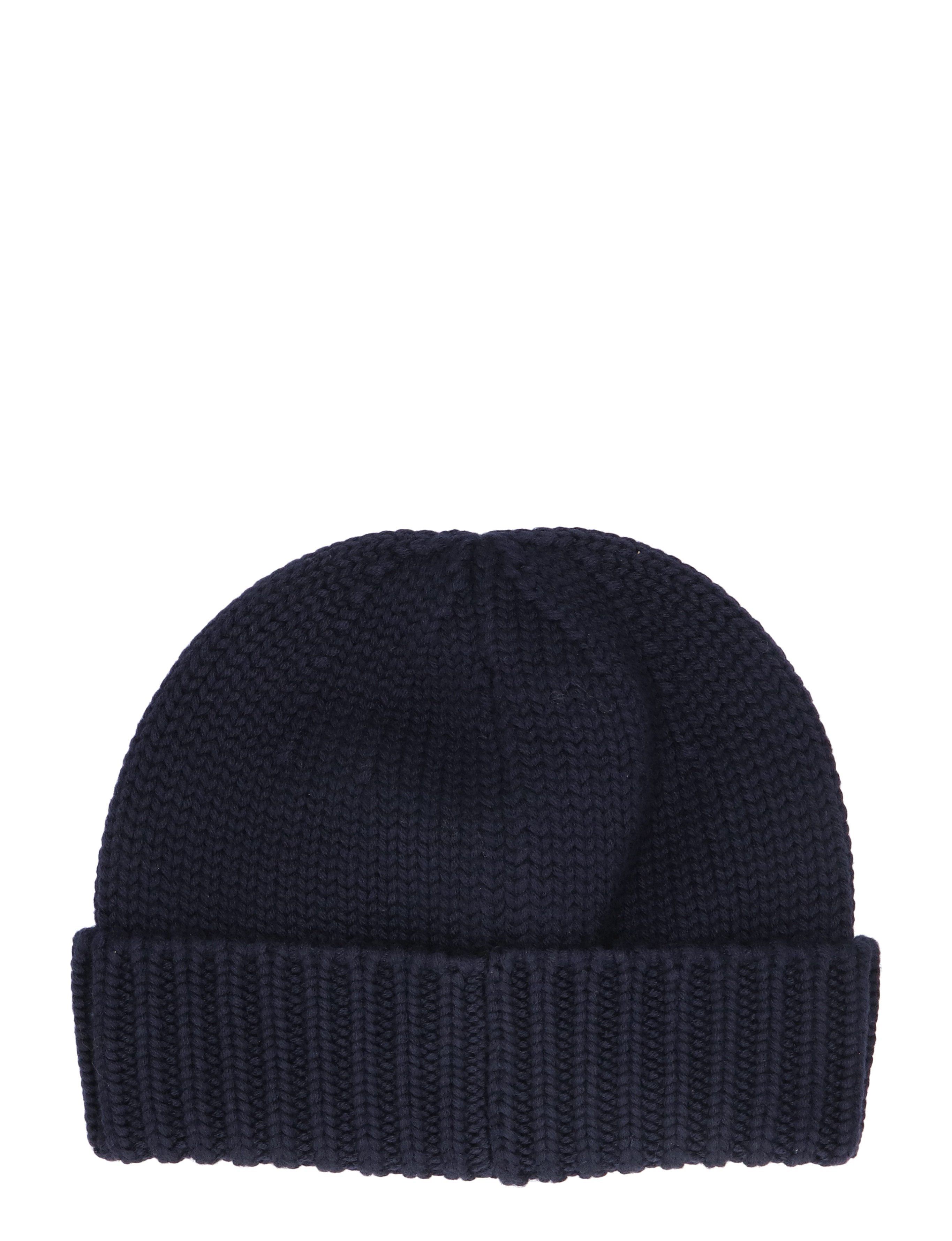 Woolrich - Wool Logo Beanie 3989 Melton Blue - Heren - Mutsen - 48315_33_2