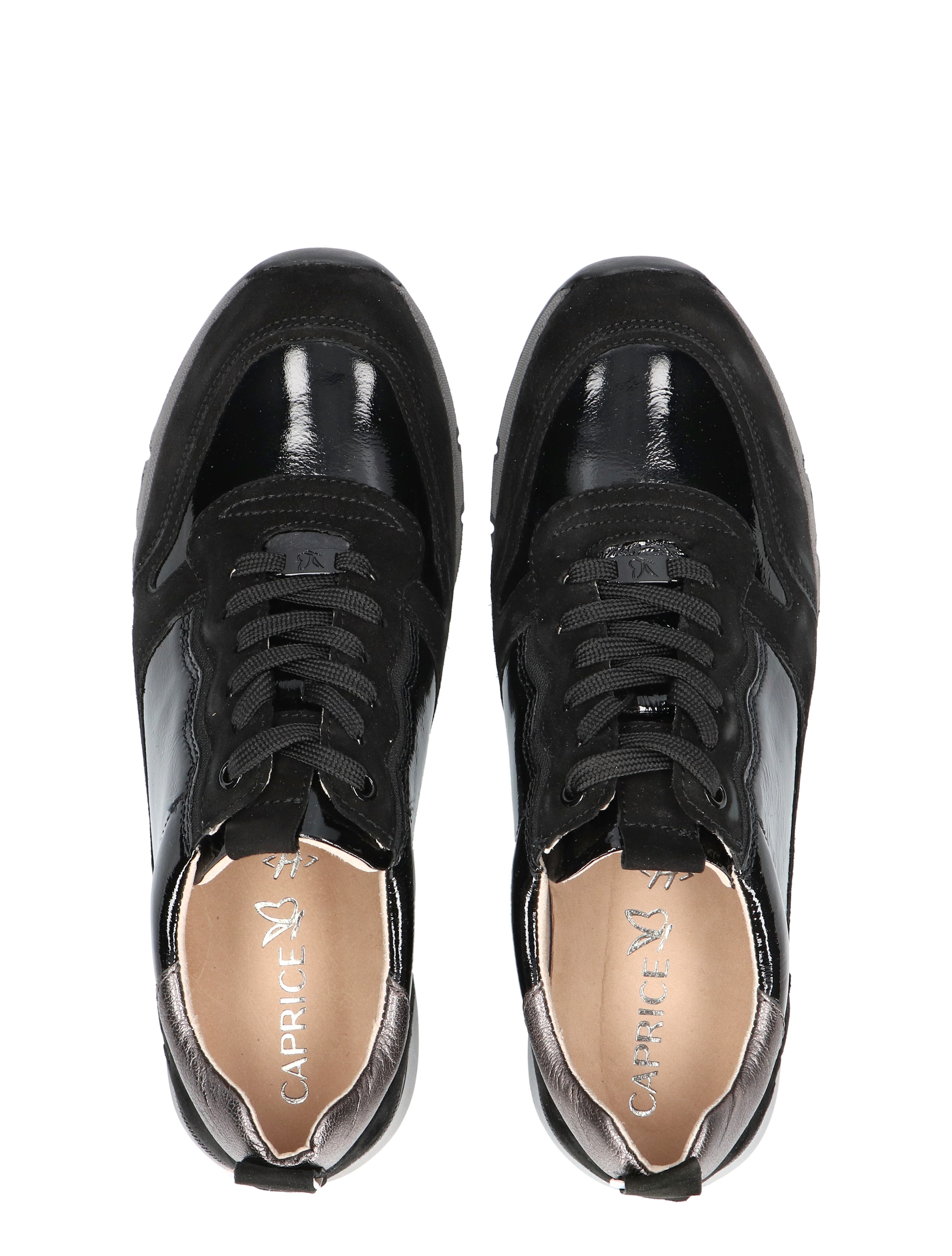 Caprice - 23756 019 Black Combi H-Wijdte - Dames - Veterschoenen - Casual Veterschoenen - 48842_11_7