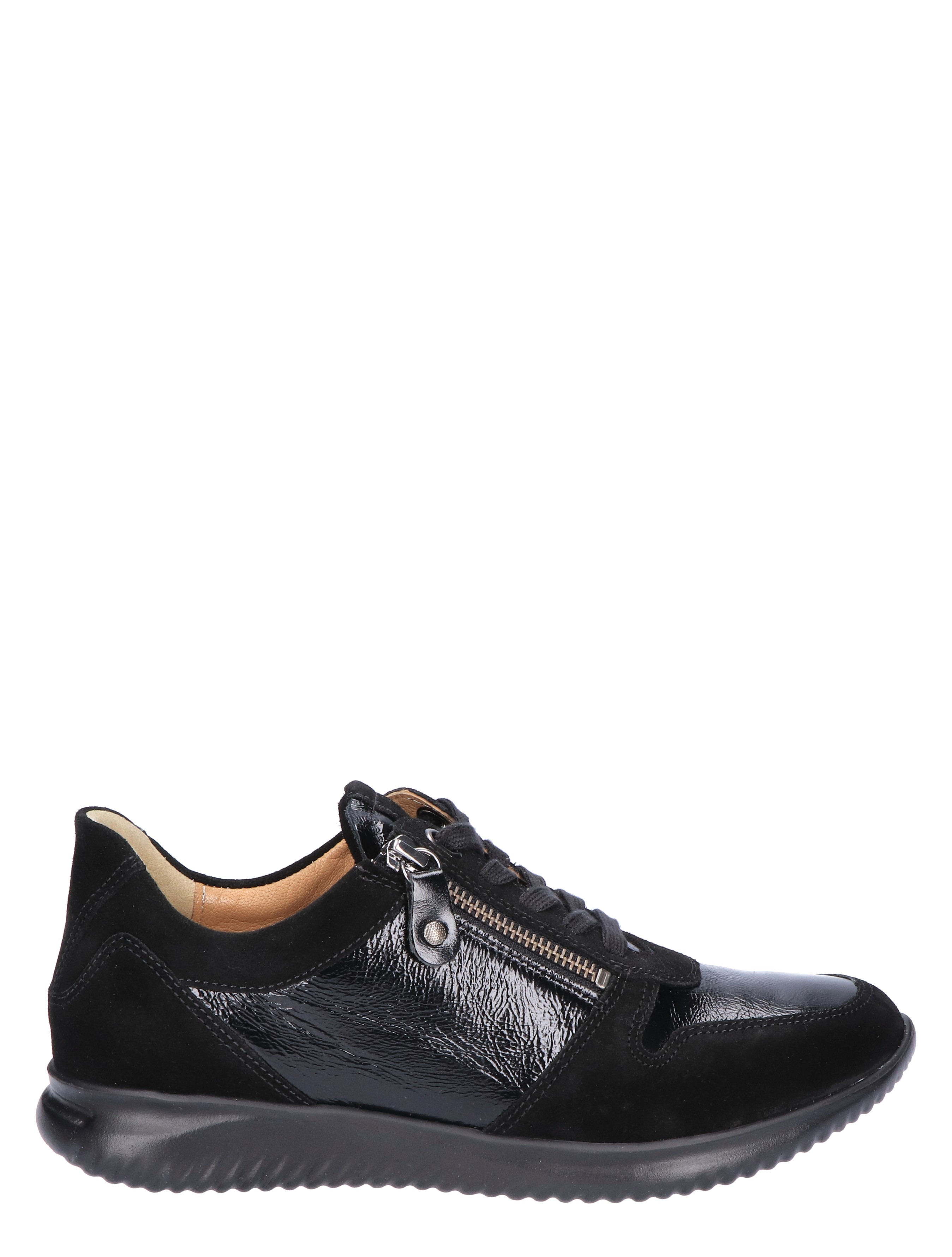 Breeze Shoe Black Lakleer Suede G-Wijdte
