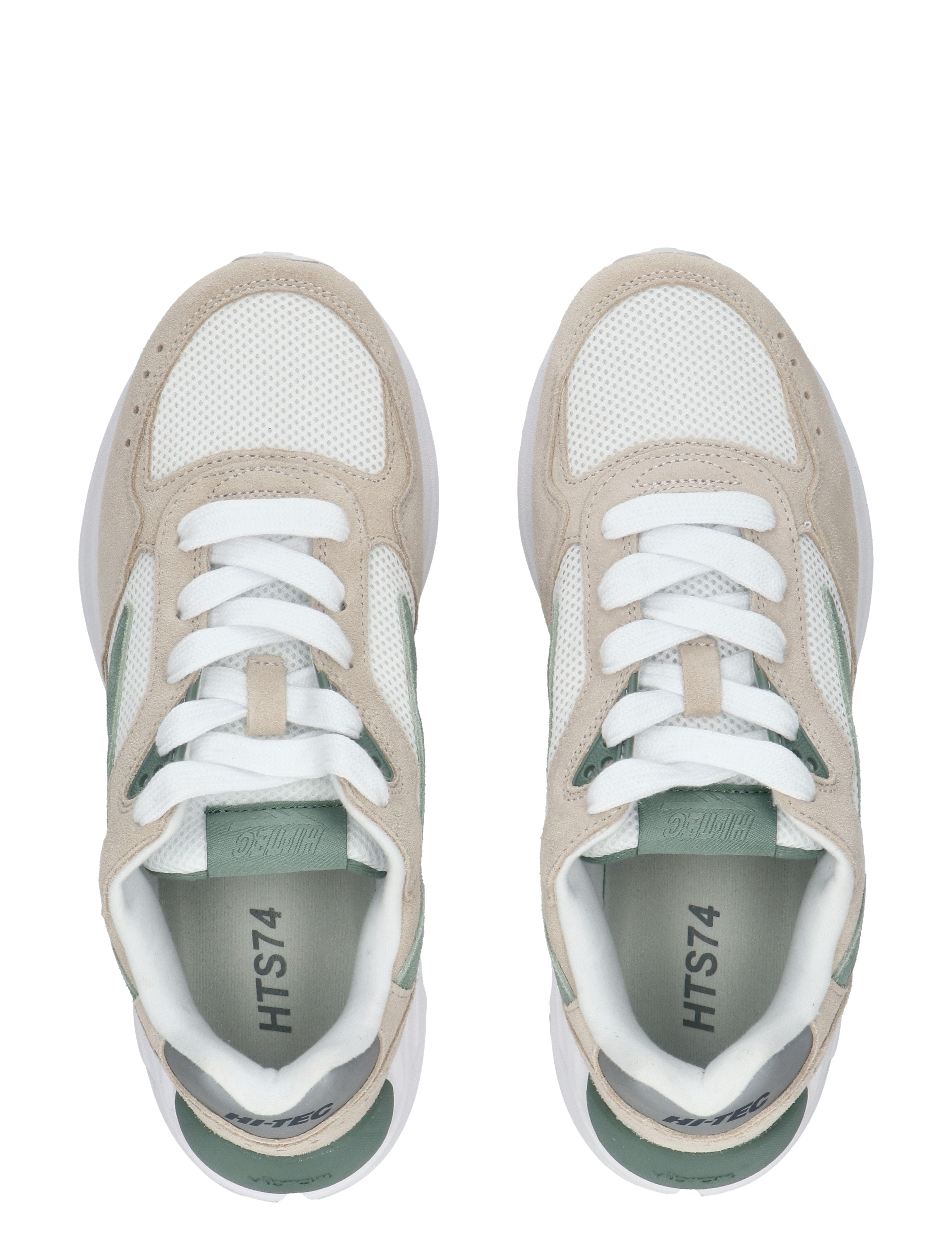 sneakers, sportschoenen, witte sneakers, mesh en suède, offwhite tint