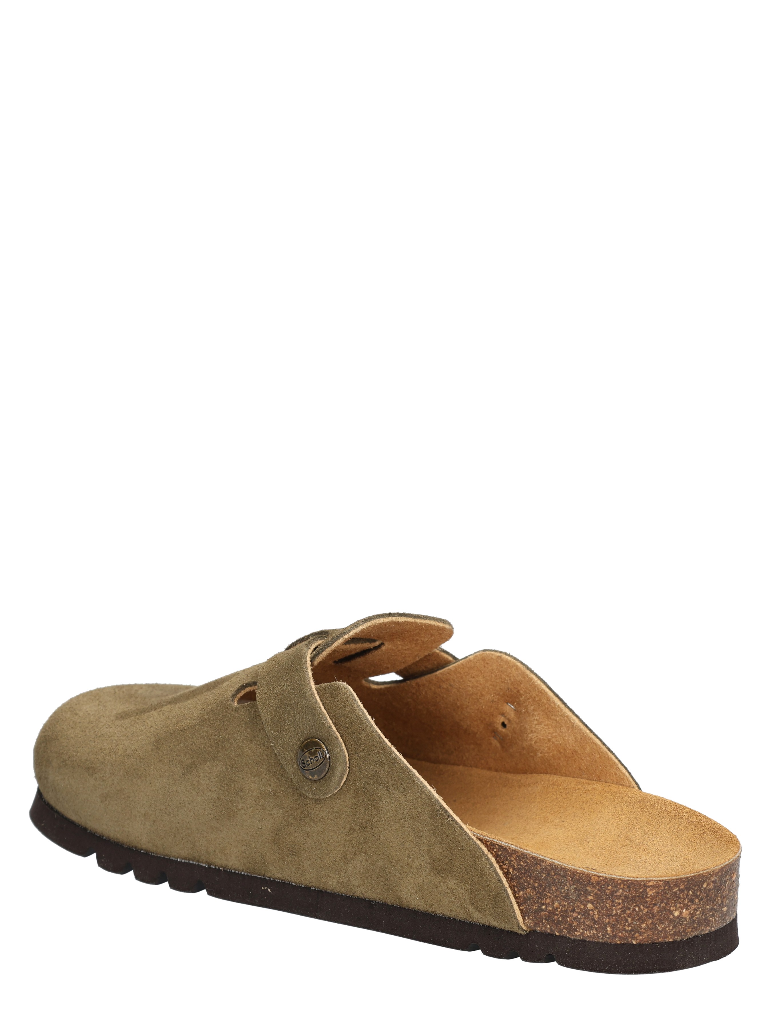Scholl - Fae Suede Khaki - Dames - Muiltjes - 47424_66_4