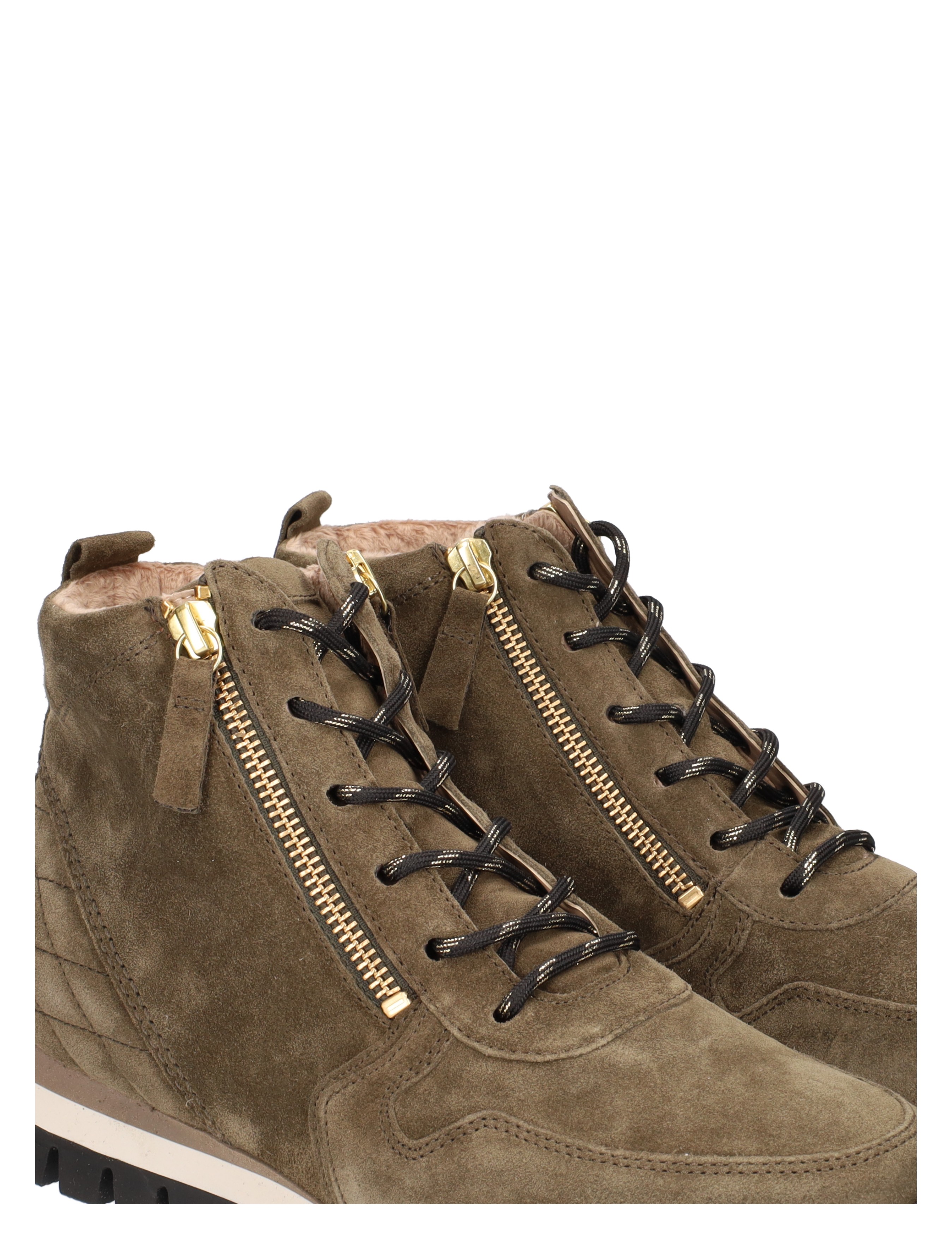 Gabor - 56.455.33 Olive H-Wijdte - Dames - Boots - Veter Boots - 42316_66_5