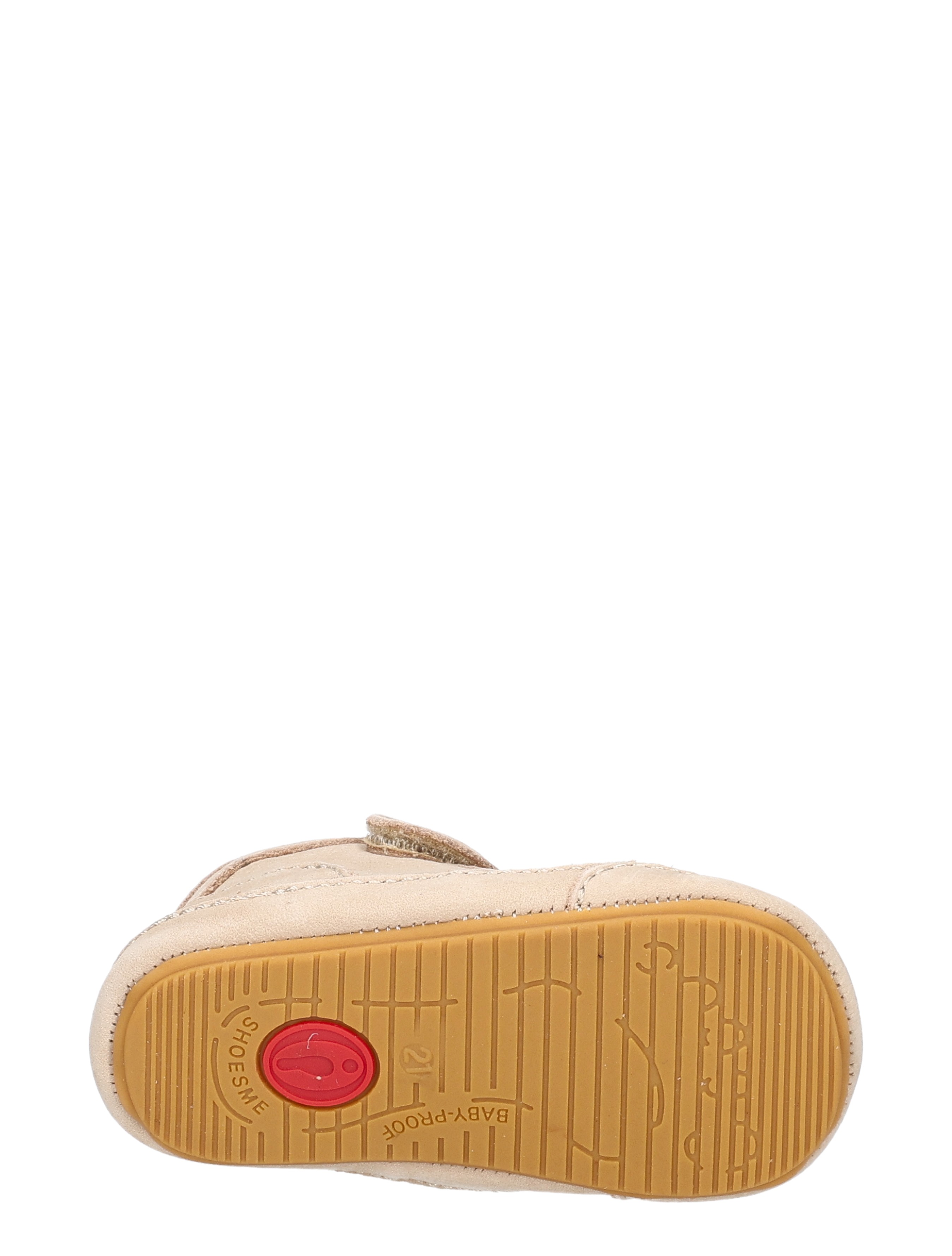 baby schoen, zool, rubber zool, tan, sluiting