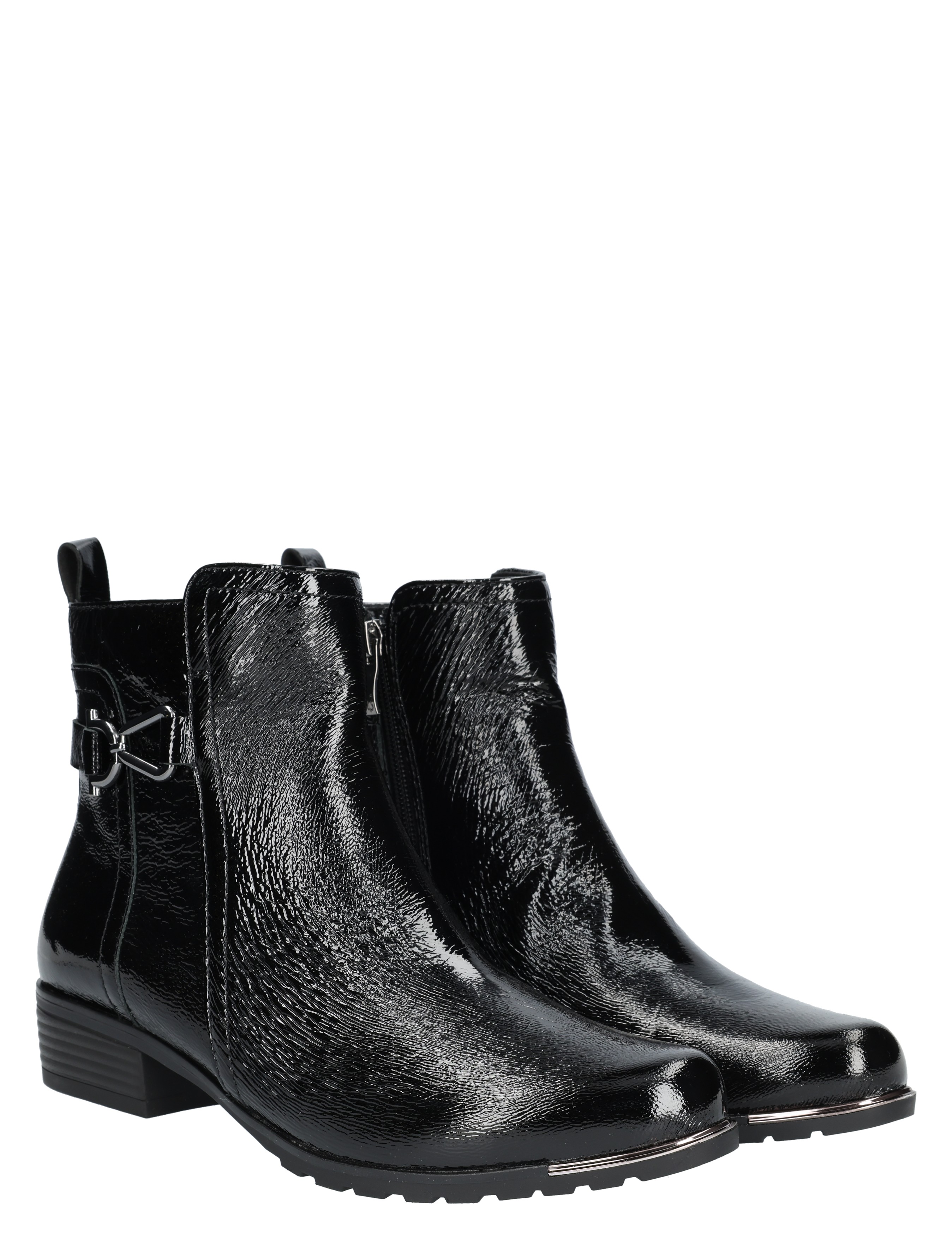 Caprice - 25403 017 Black Naplak - Dames - Boots - Enkellaarsjes - 48844_10_5