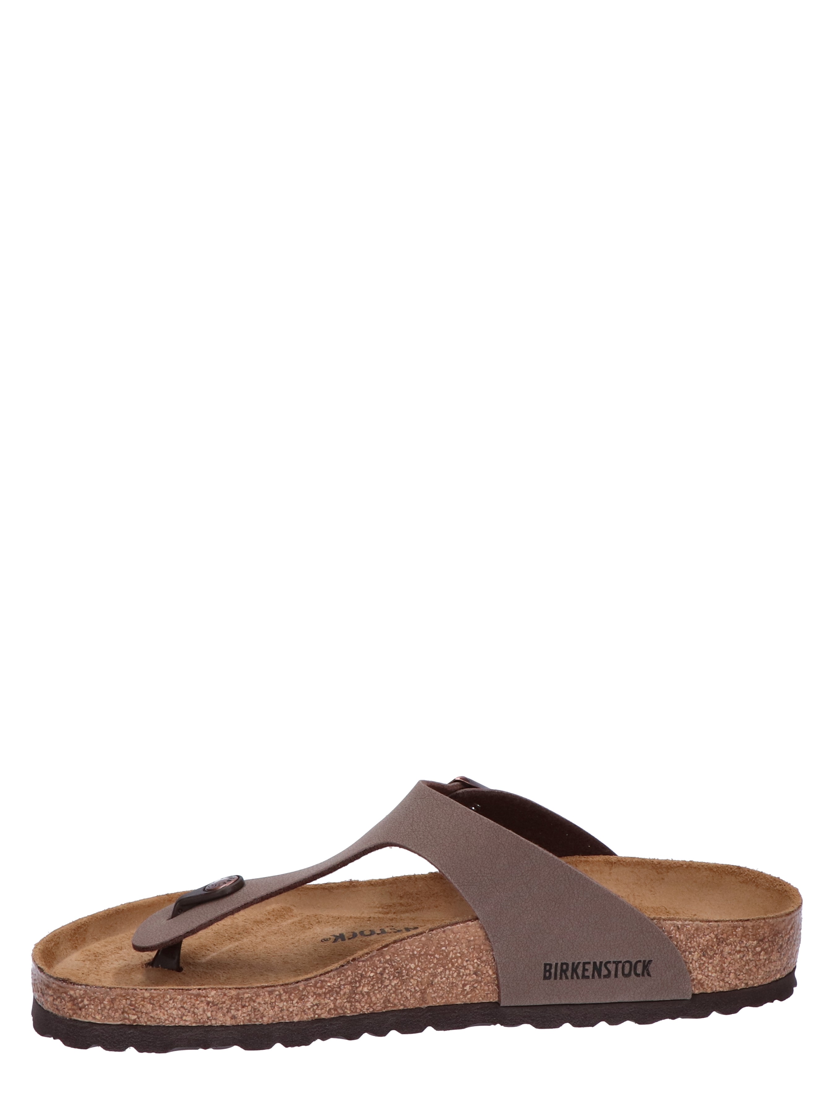 Birkenstock - Gizeh-4 Mocca Birko-Flor Regular - Heren - Slippers - 43750_22_4