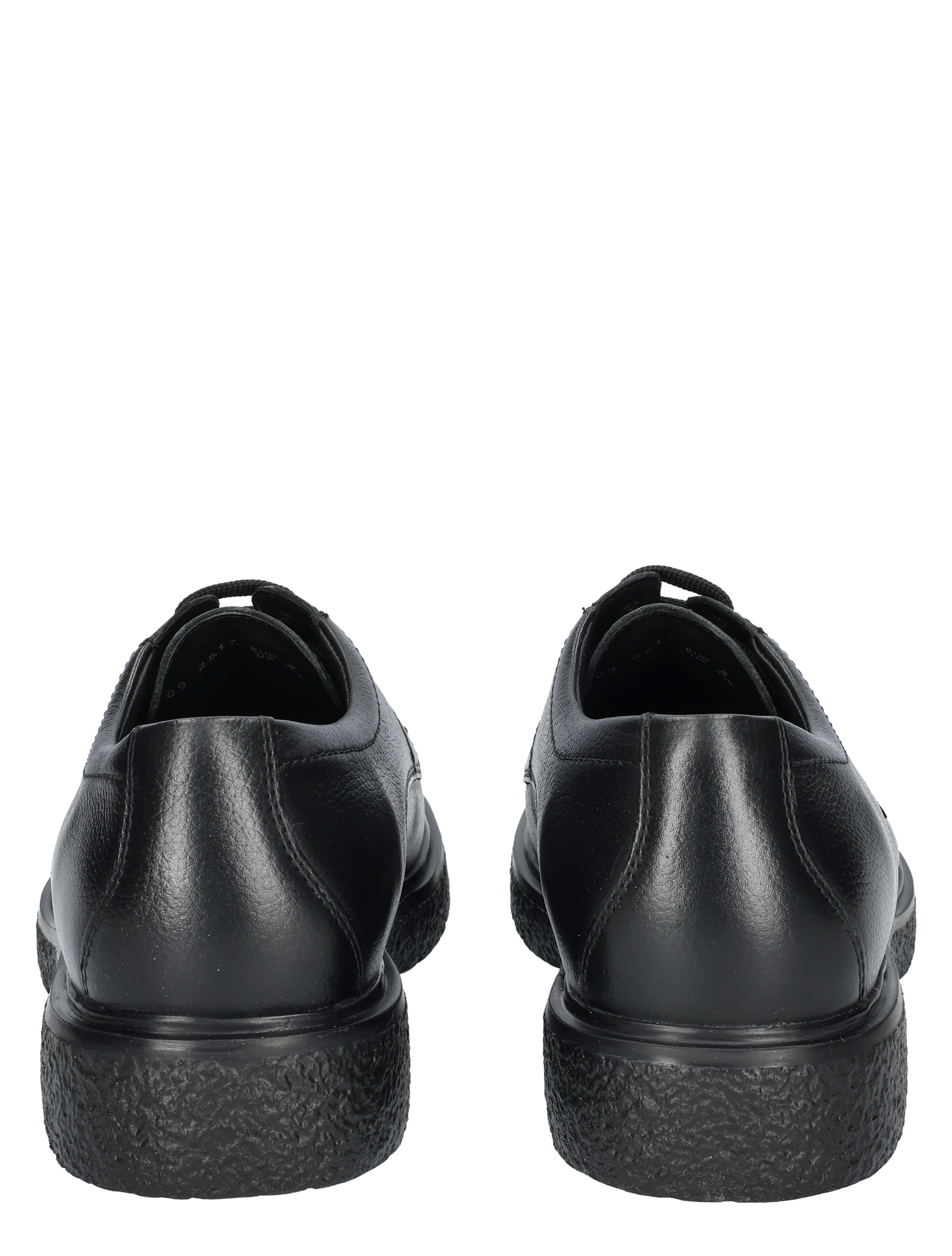 sneaker, leren, zwart, platformzool, lederupper