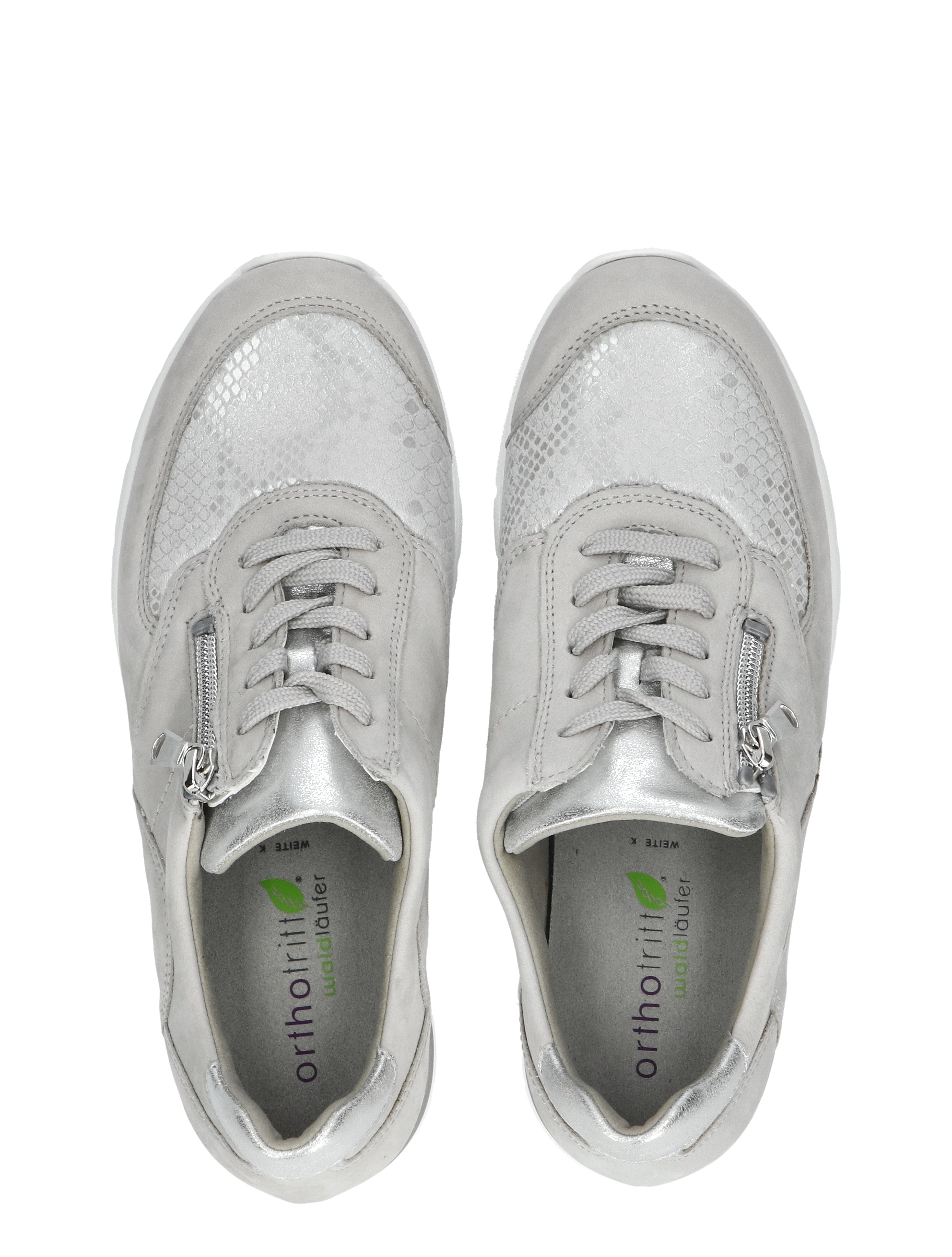 Waldlaufer - 626k02 Beige K-Wijdte - Dames - Veterschoenen - Casual Veterschoenen - 47498_77_7